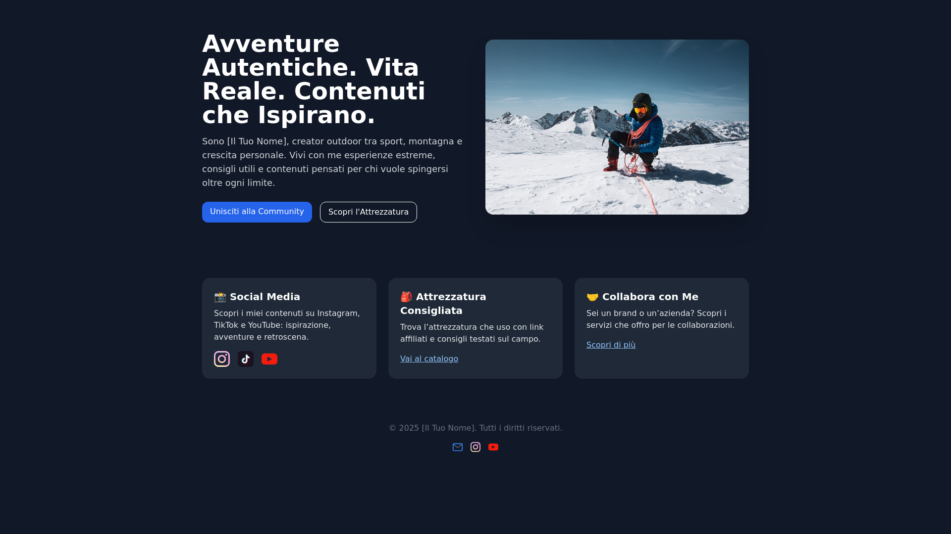 website screenshot of https://ruzziadventures.pages.dev/