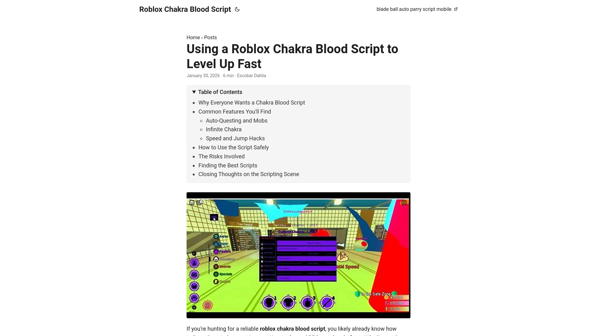 website screenshot of https://roblox-chakra-blood-script.pages.dev/