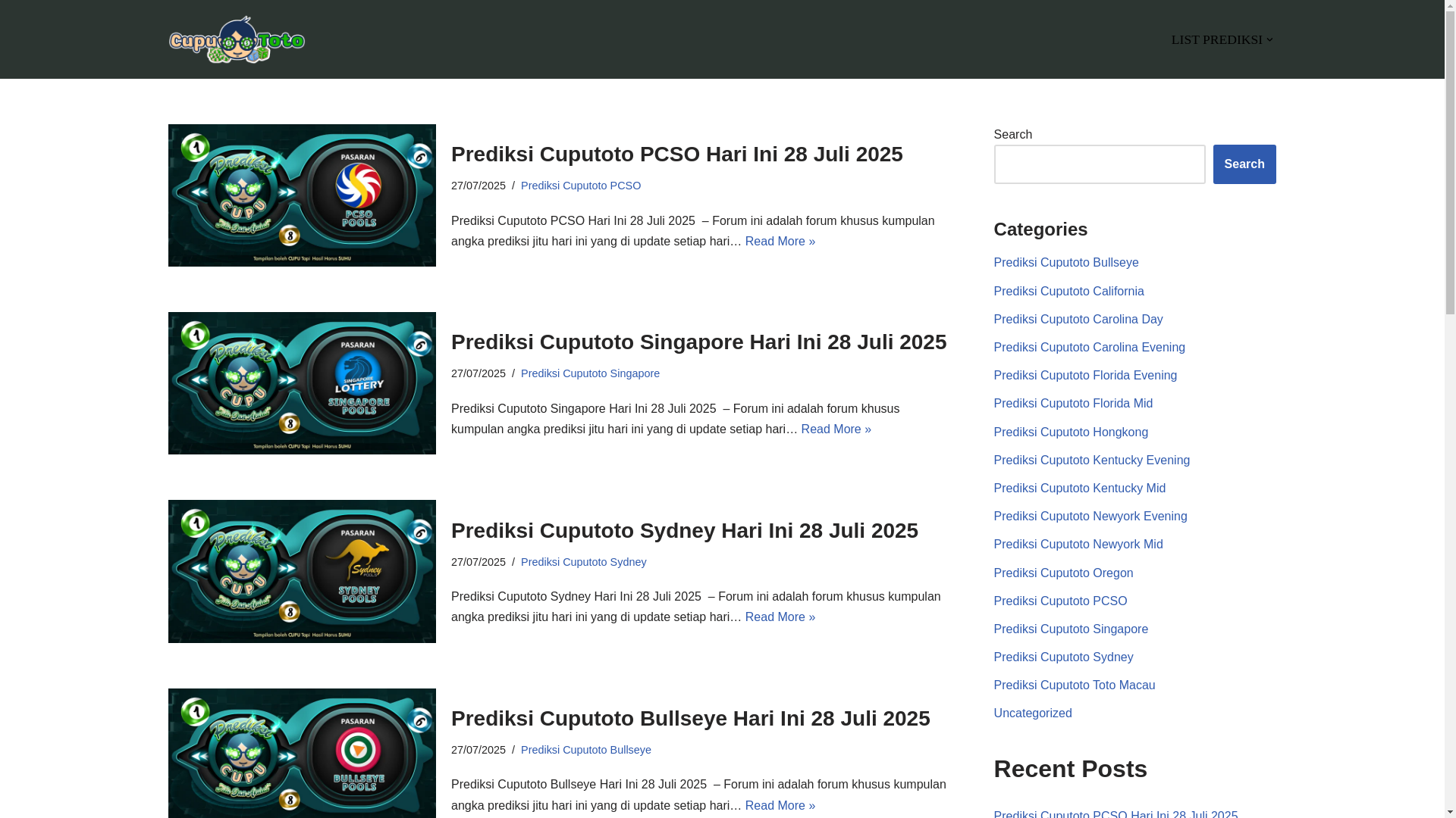 website screenshot of https://cuputebakangka.com/