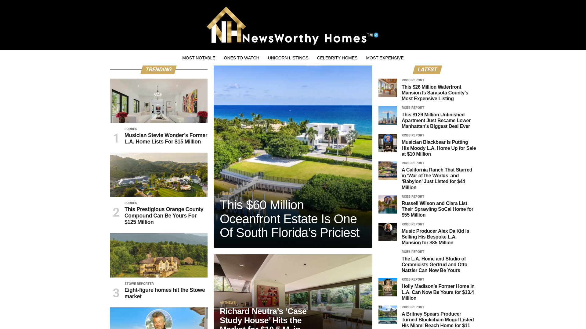 website screenshot of https://listingreviewcommittee.homes/