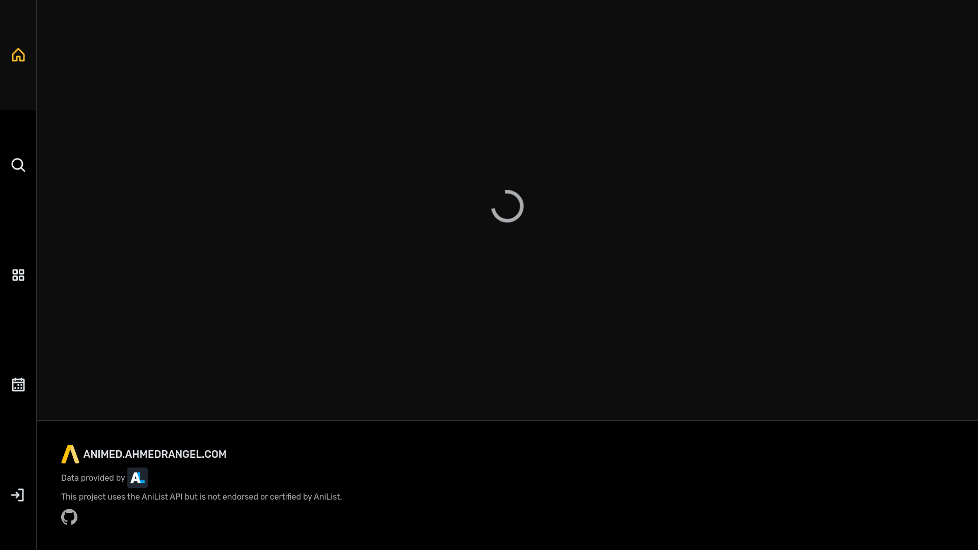 website screenshot of https://anime-bei.pages.dev/