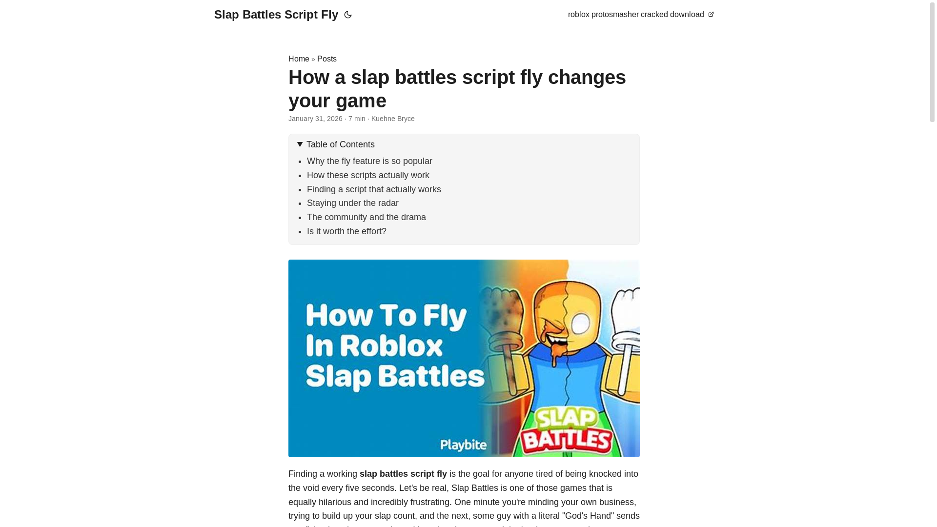 website screenshot of https://slap-battles-script-fly.pages.dev/