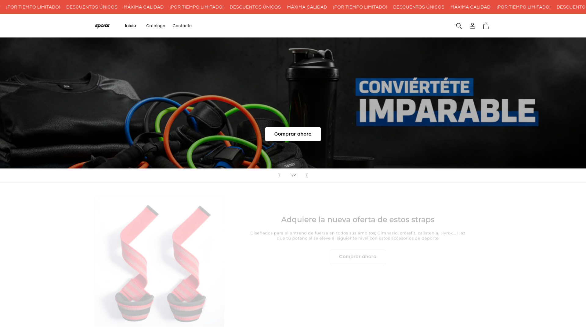 website screenshot of https://liftsx.store