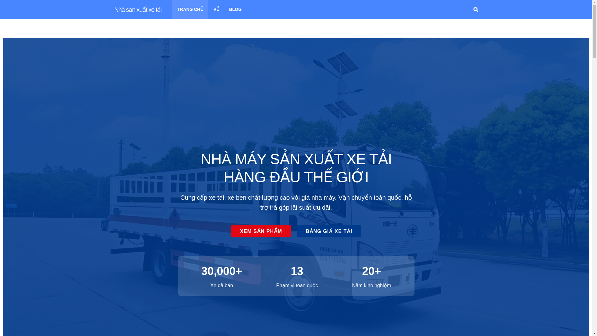 website screenshot of https://truck-manufacturers.com/