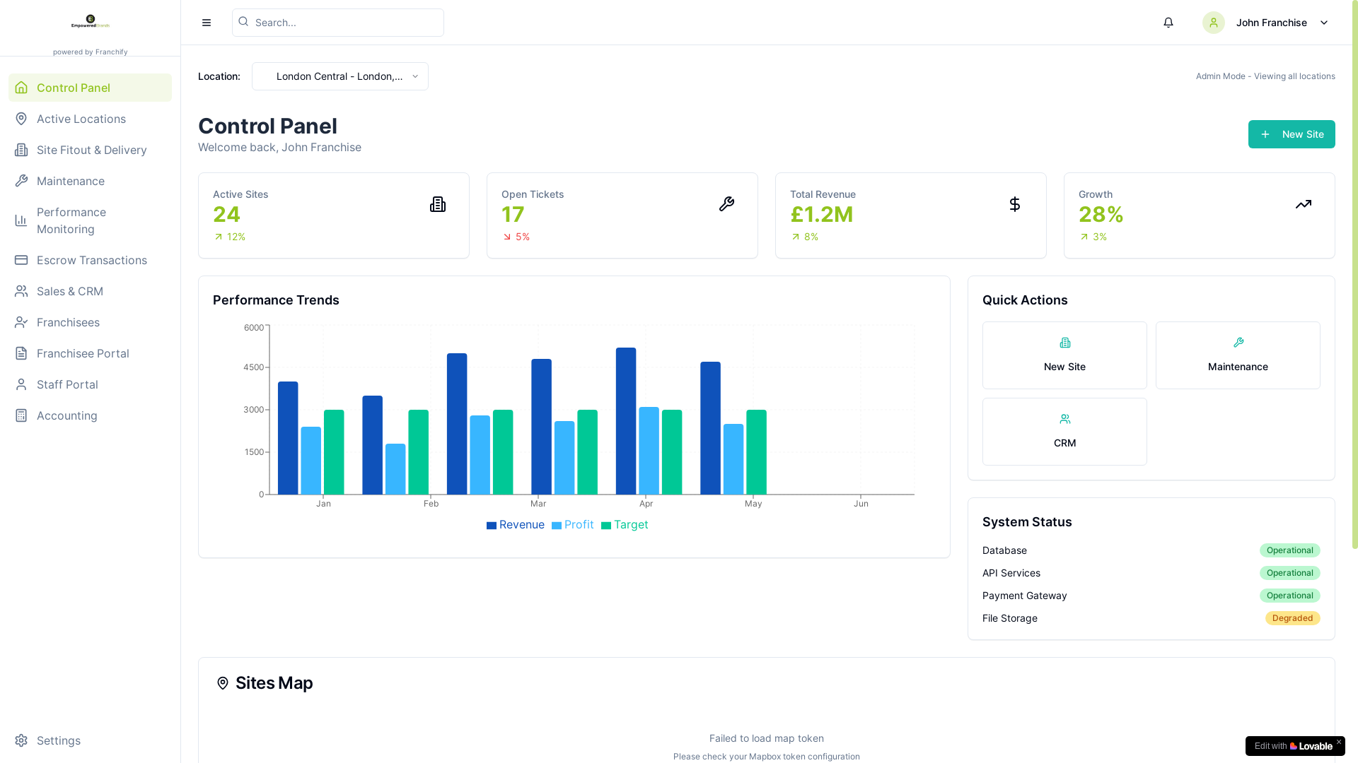 website screenshot of https://ebfran.uk/