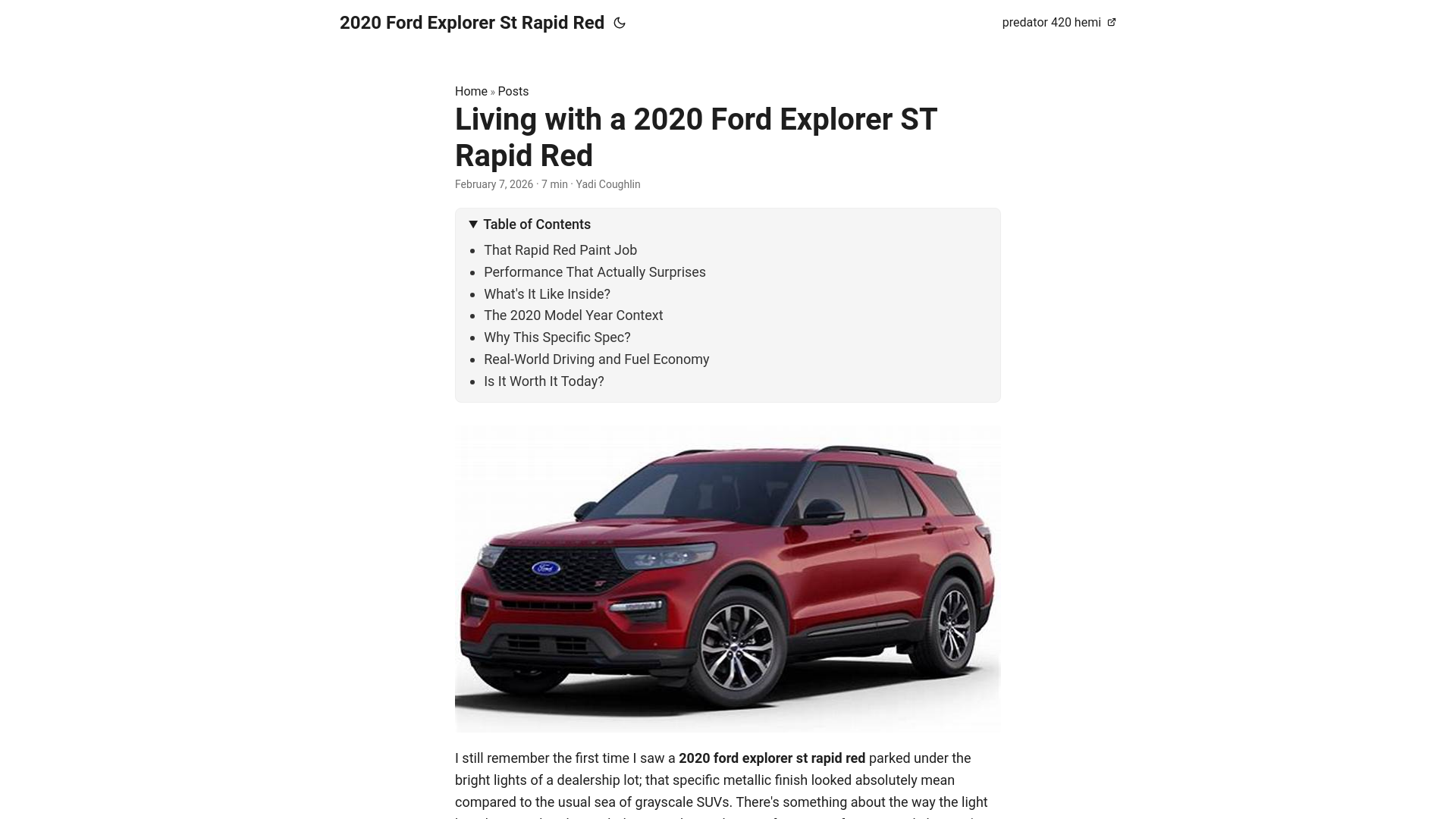website screenshot of https://2020-ford-explorer-st-rapid-red.pages.dev/