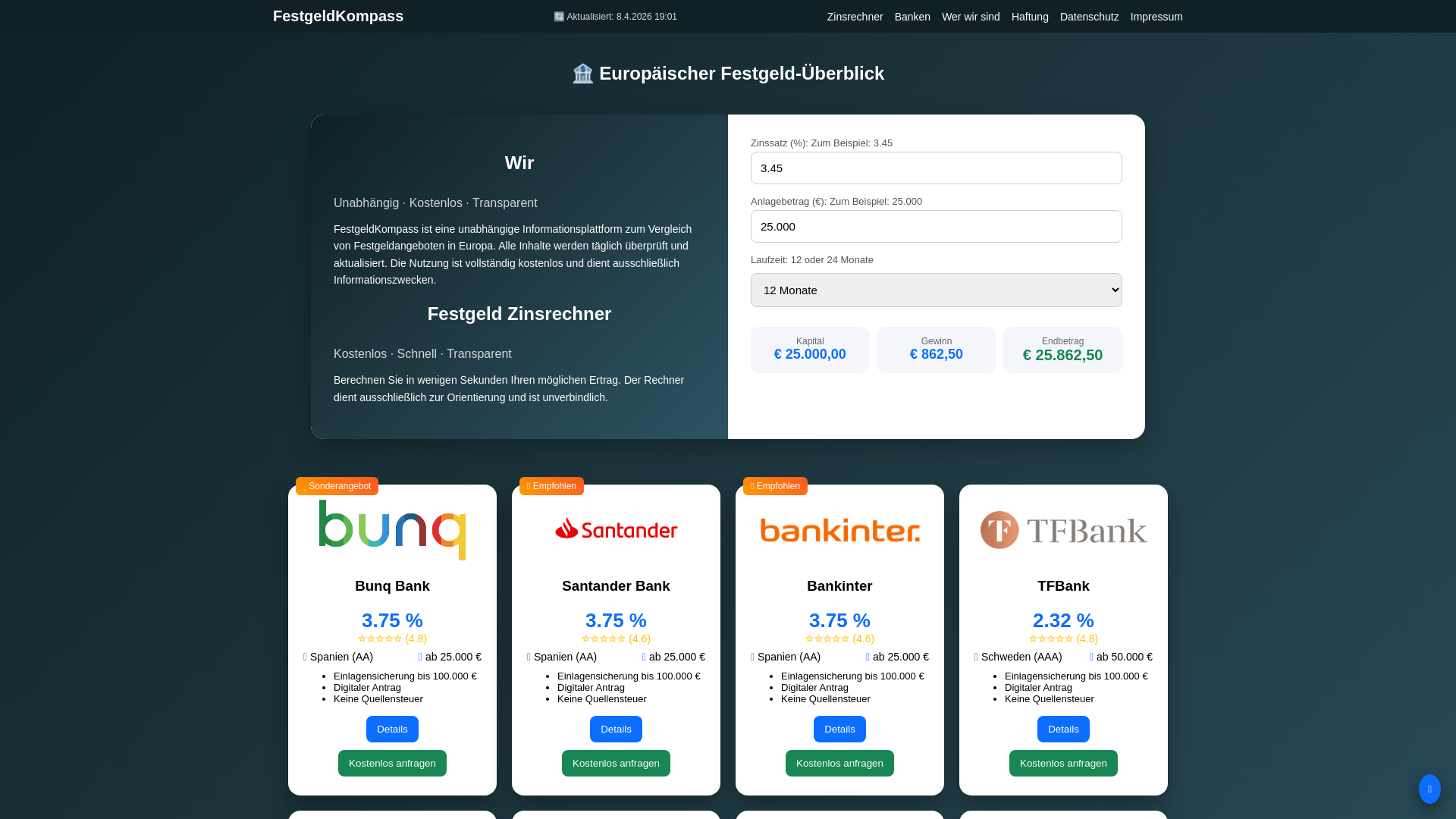 website screenshot of https://festgeldkonto24.com