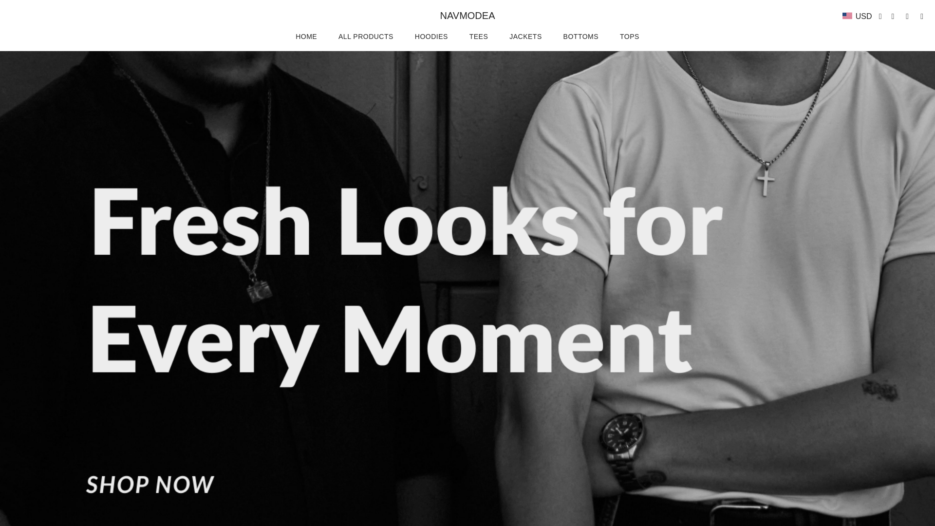 website screenshot of https://navmodea.com/