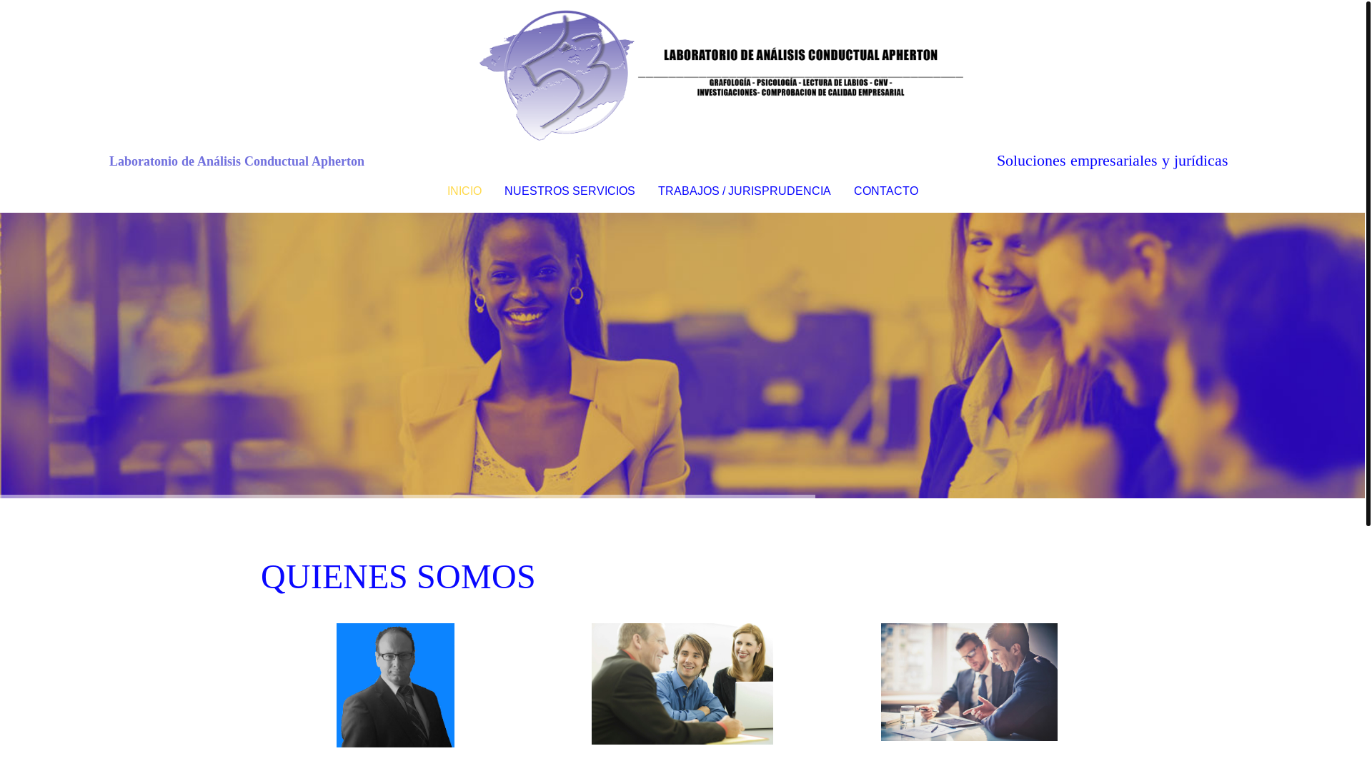 website screenshot of https://laboratorioconductual.es/