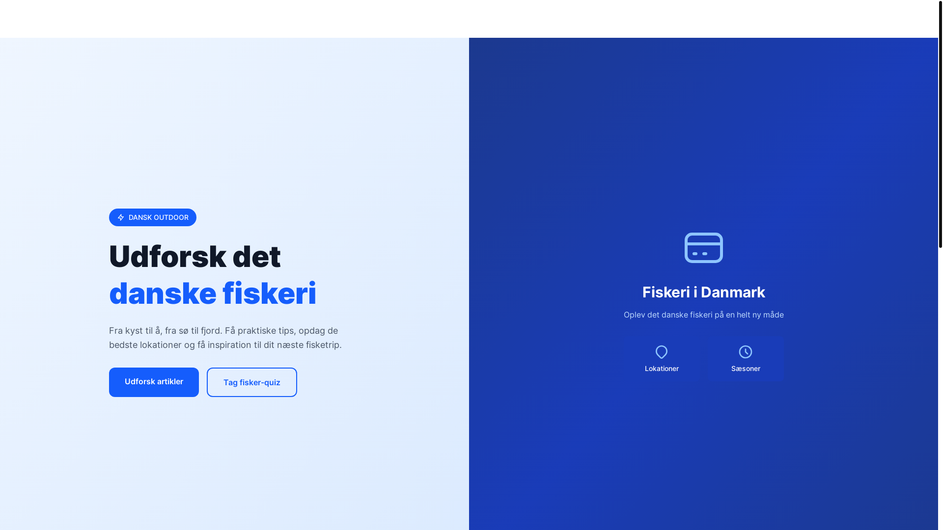 website screenshot of https://fiskeland.pages.dev/