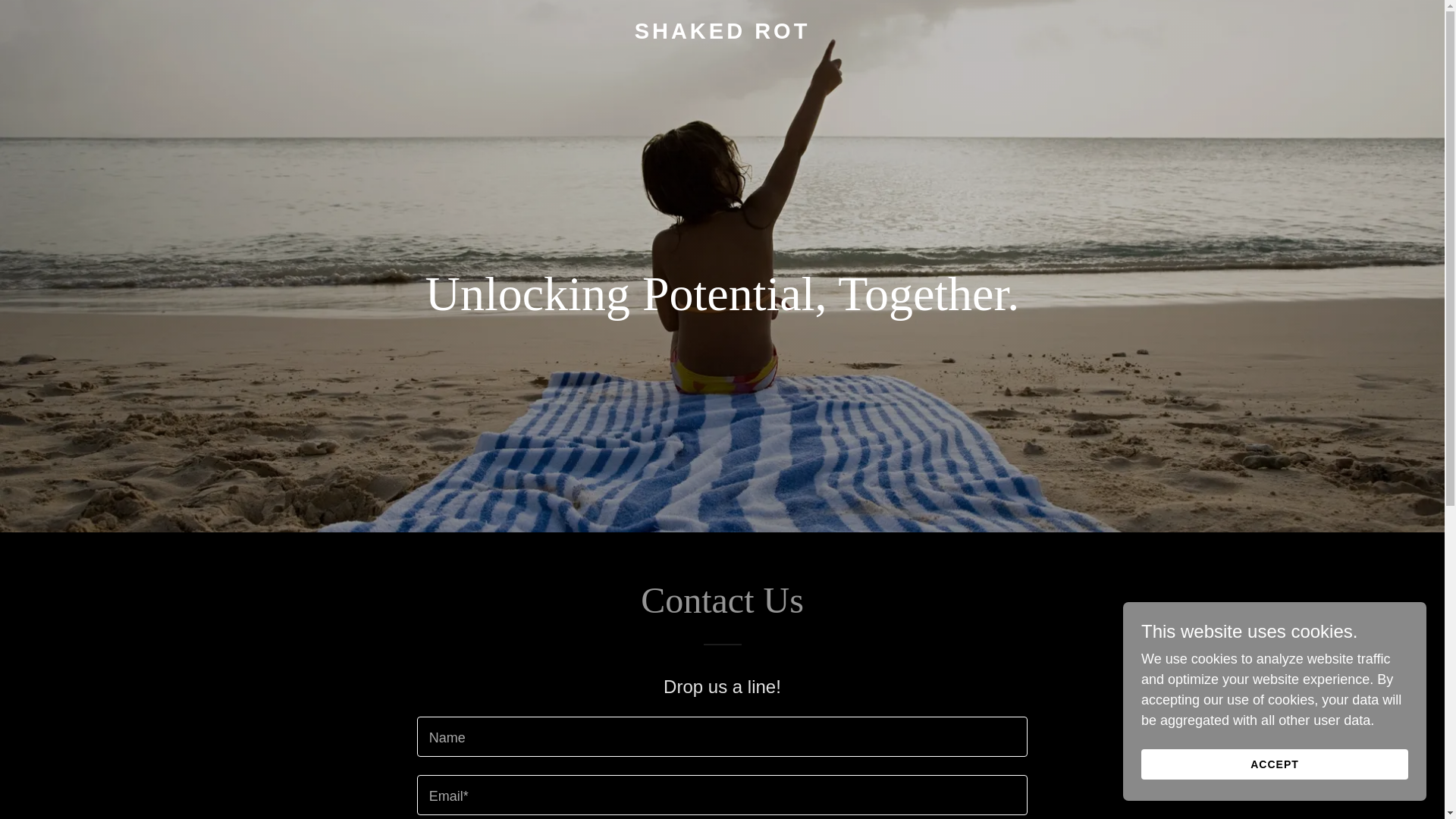 website screenshot of https://shakedrot.com/
