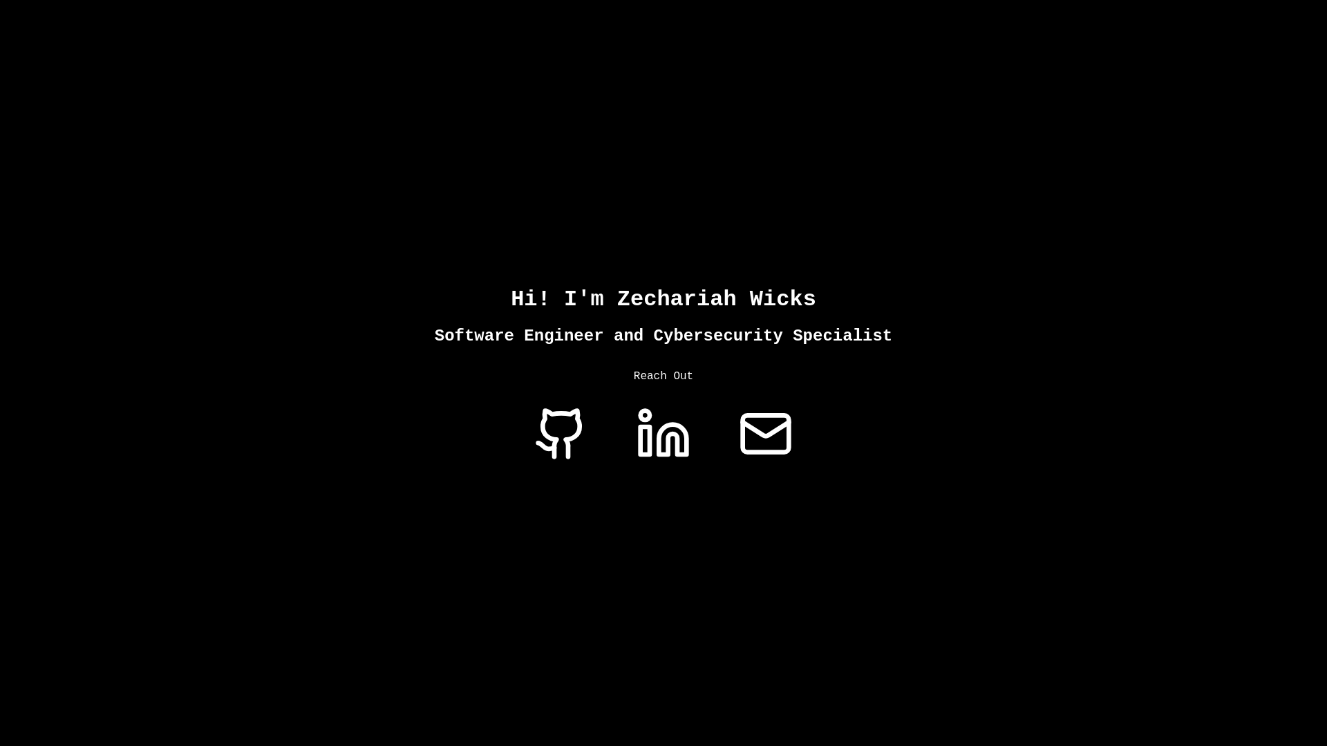 website screenshot of https://zecwicks.com/