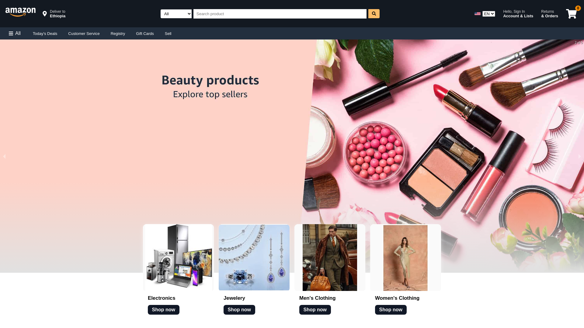 website screenshot of https://amazon-clone-hanna2025.netlify.app