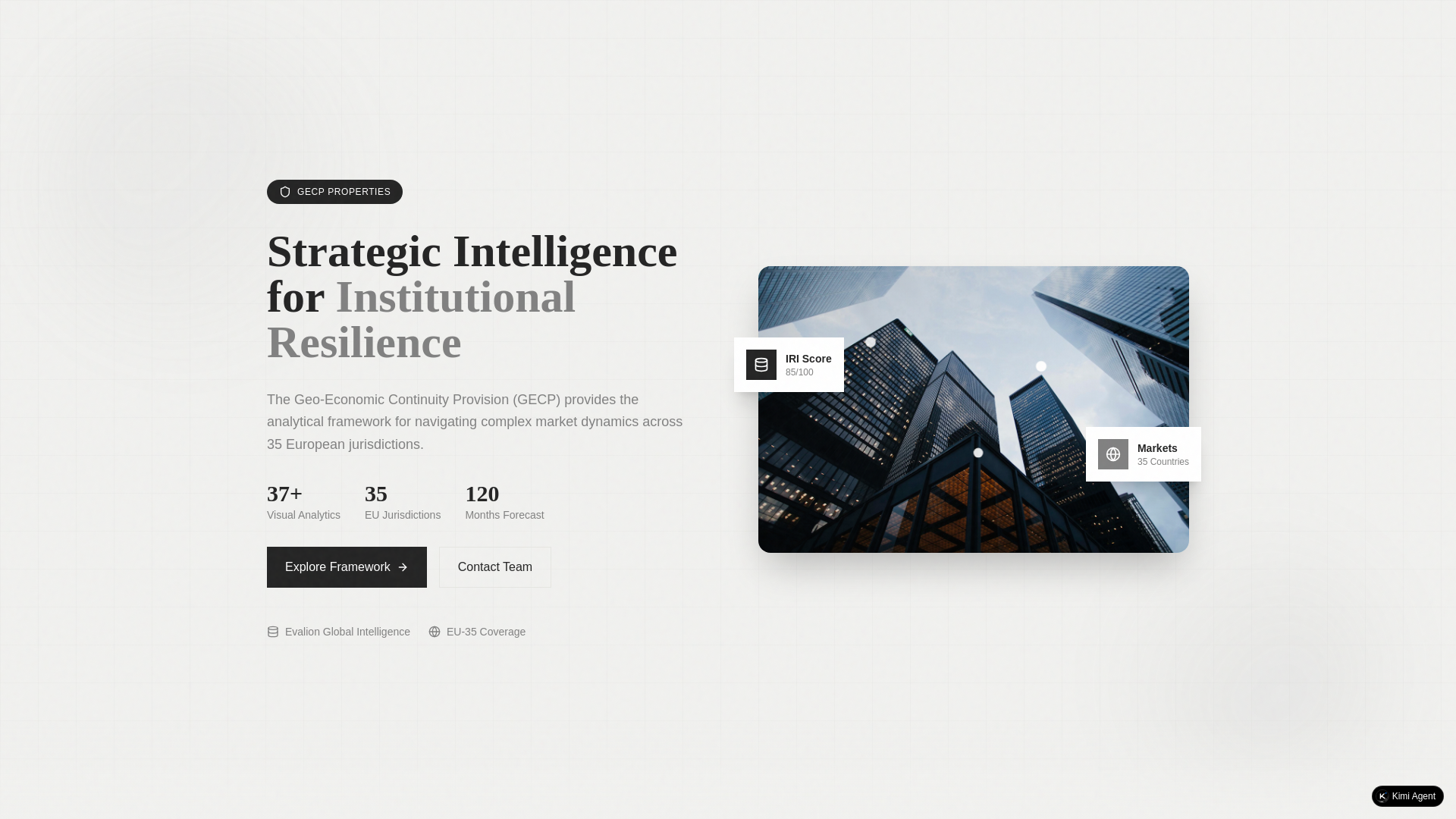 website screenshot of https://gecp-intelligence-dashboard.pages.dev/