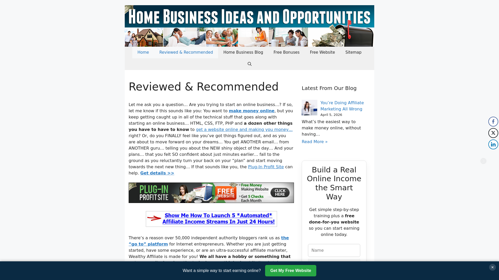 website screenshot of https://crushitwithcandone.com
