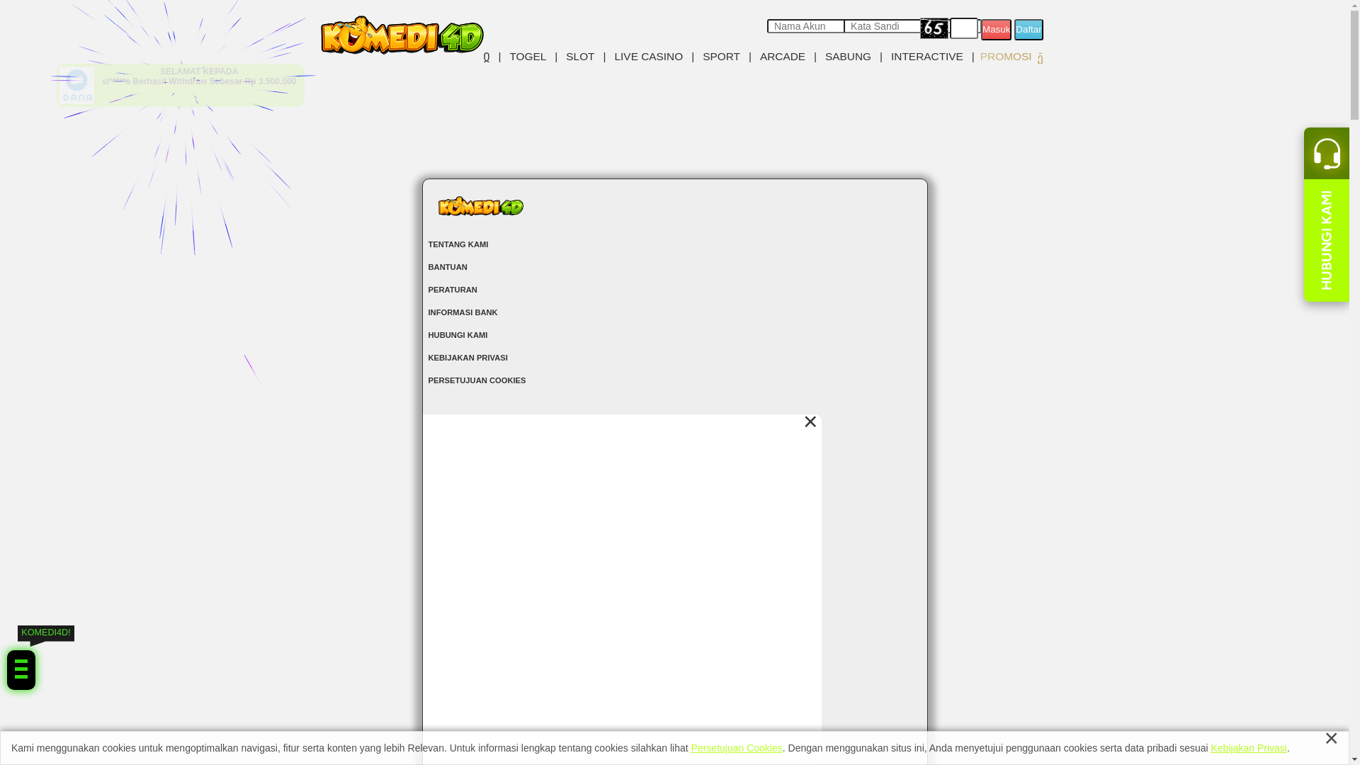 website screenshot of https://komedi4d-black.com/
