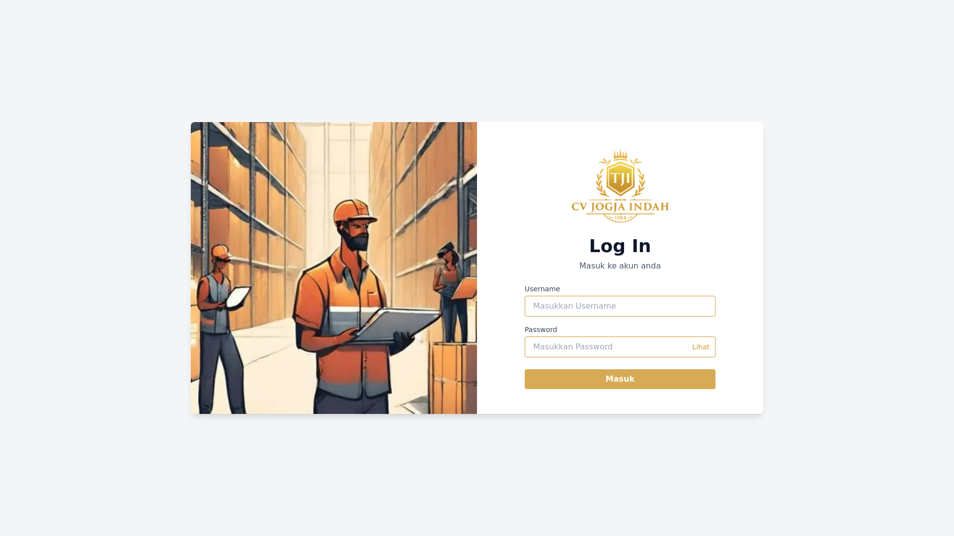 website screenshot of https://cvjogjaindah.com/