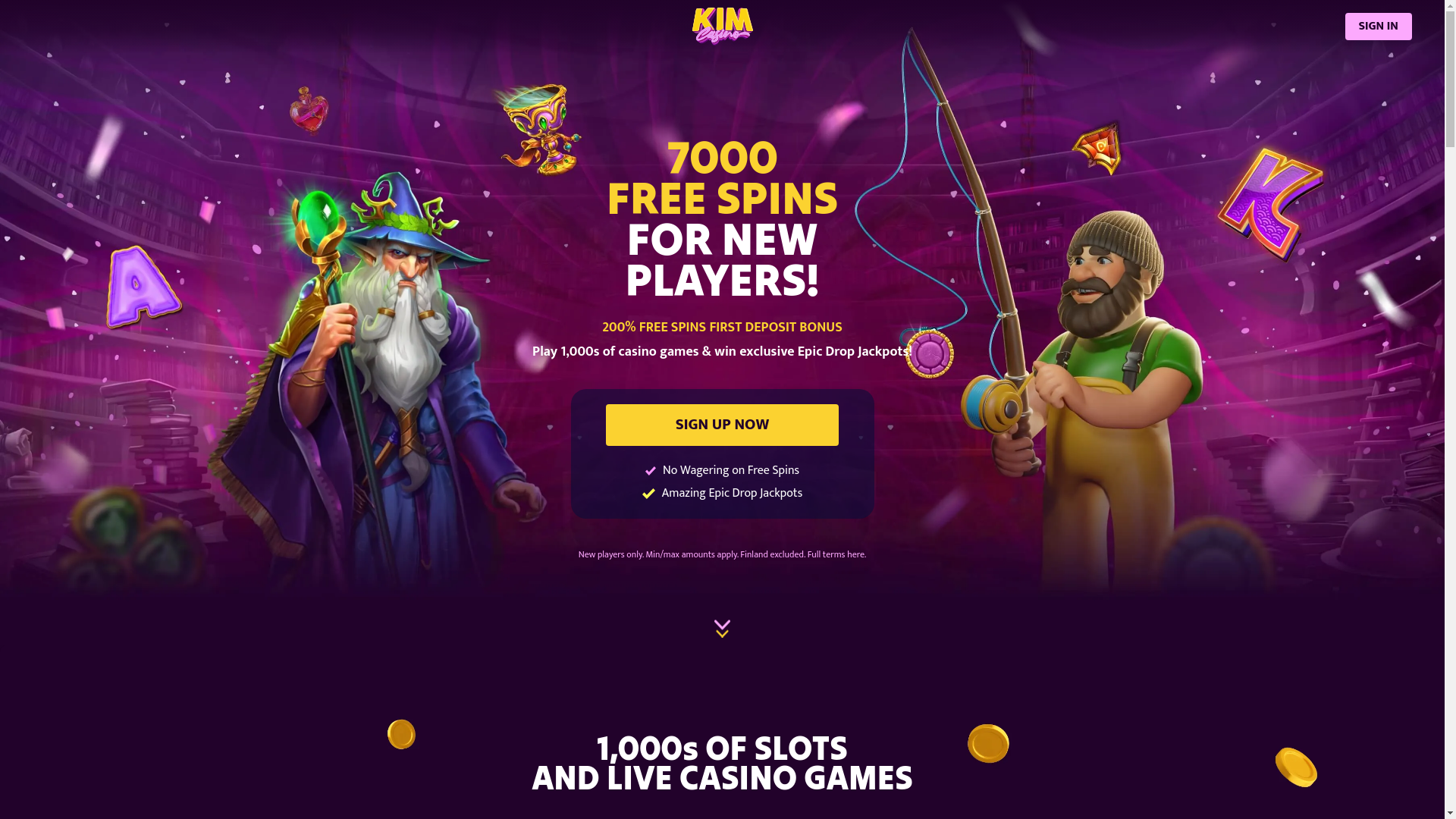 website screenshot of https://landing-kimcasino-stg.pages.dev/