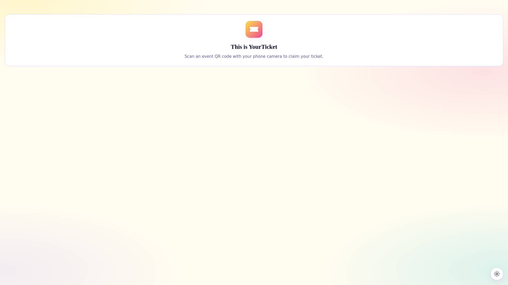 website screenshot of https://yourticket-pwa.pages.dev/