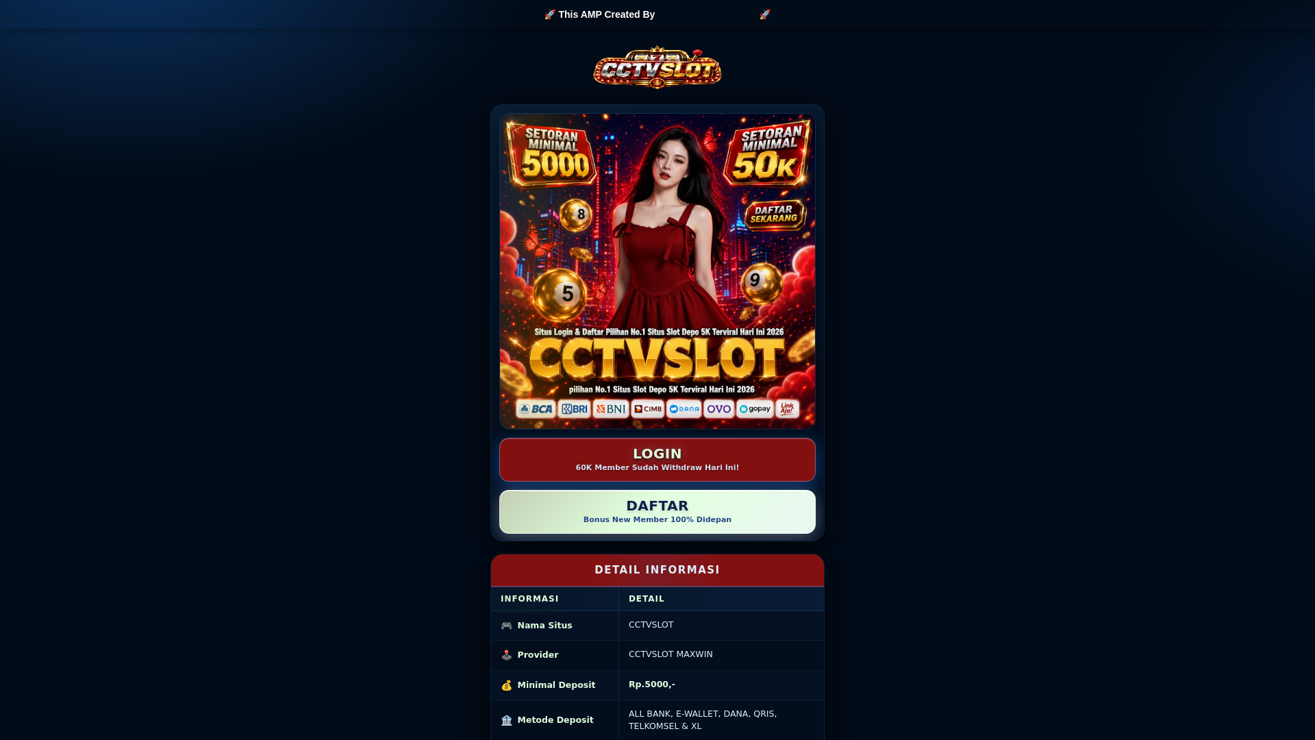 website screenshot of https://amp-cctvslot-daftar-slot-deposit.pages.dev/