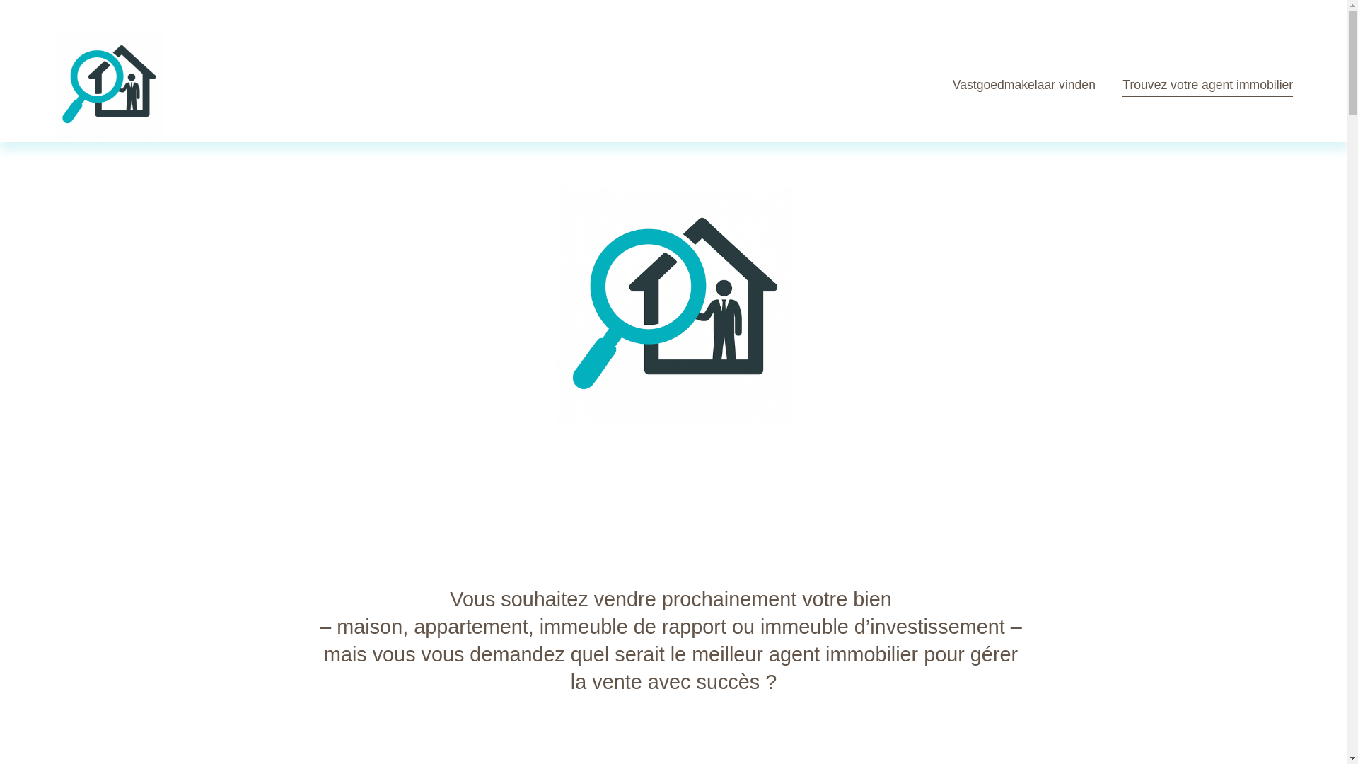 website screenshot of https://trouvezagentimmobilier.be/