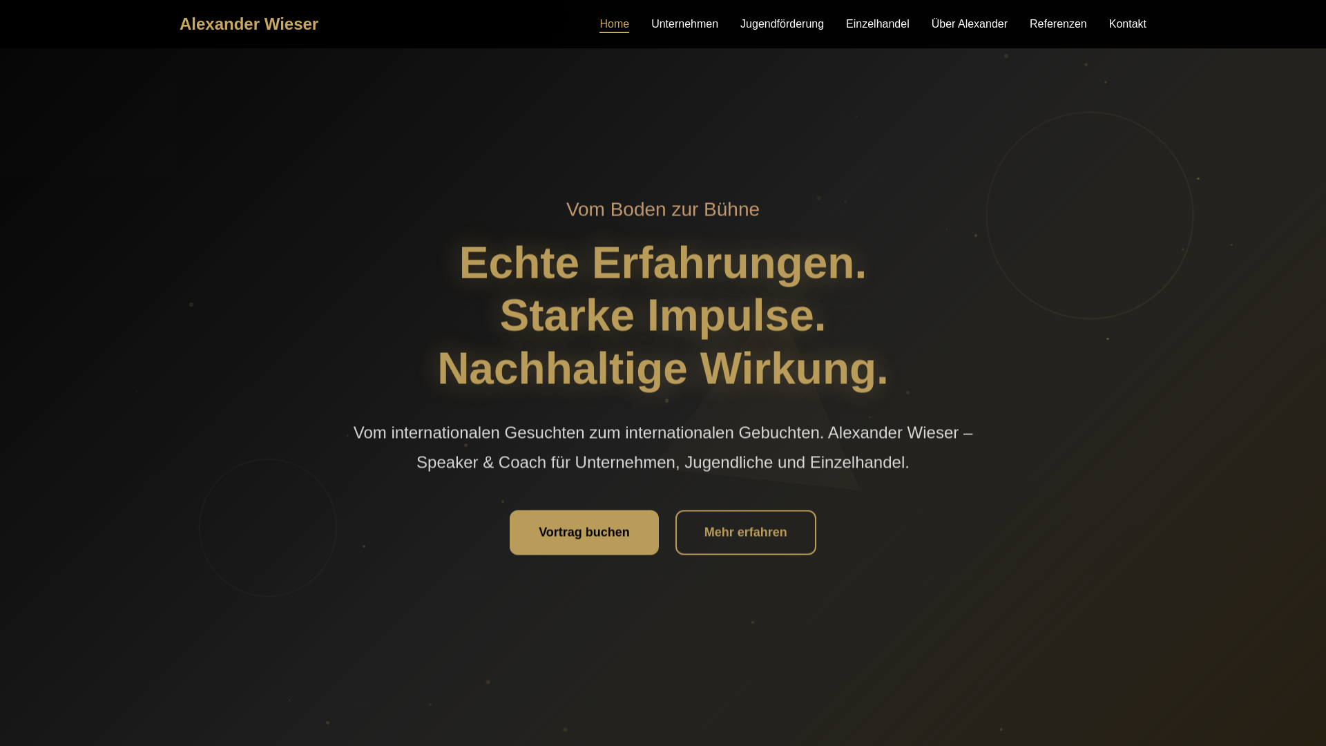 website screenshot of https://aw-alexanderwieser.pages.dev/