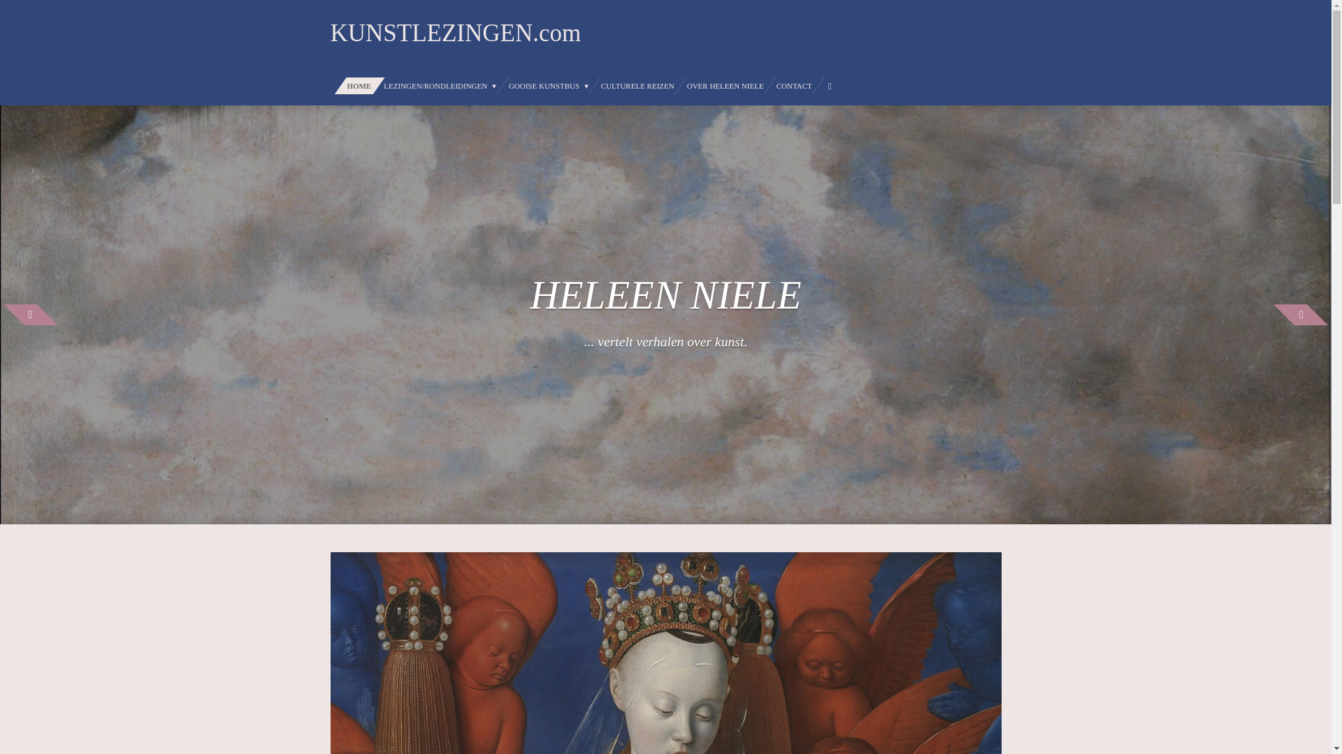 website screenshot of https://gooisekunstbus.com/