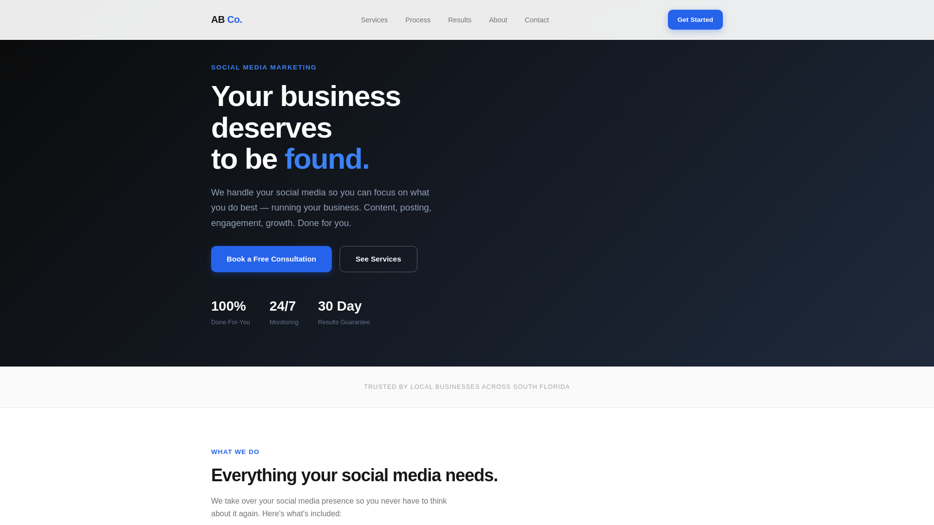 website screenshot of https://abcobooking.com/