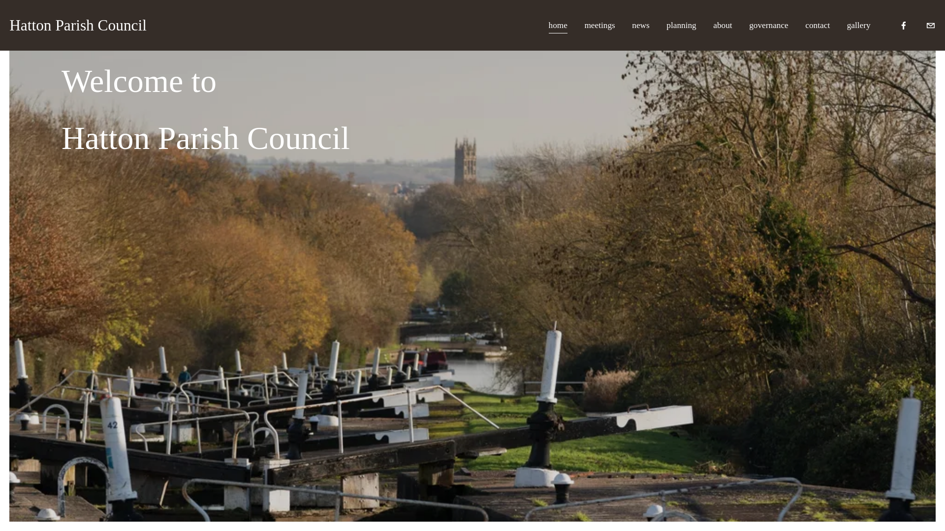 website screenshot of https://hatton-pc.gov.uk