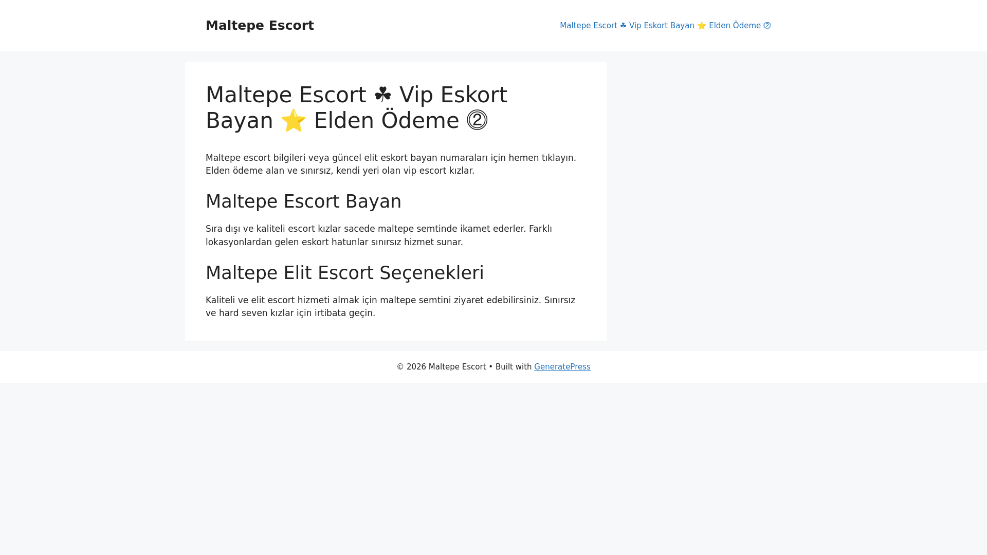 website screenshot of https://maltepebaykus.uno