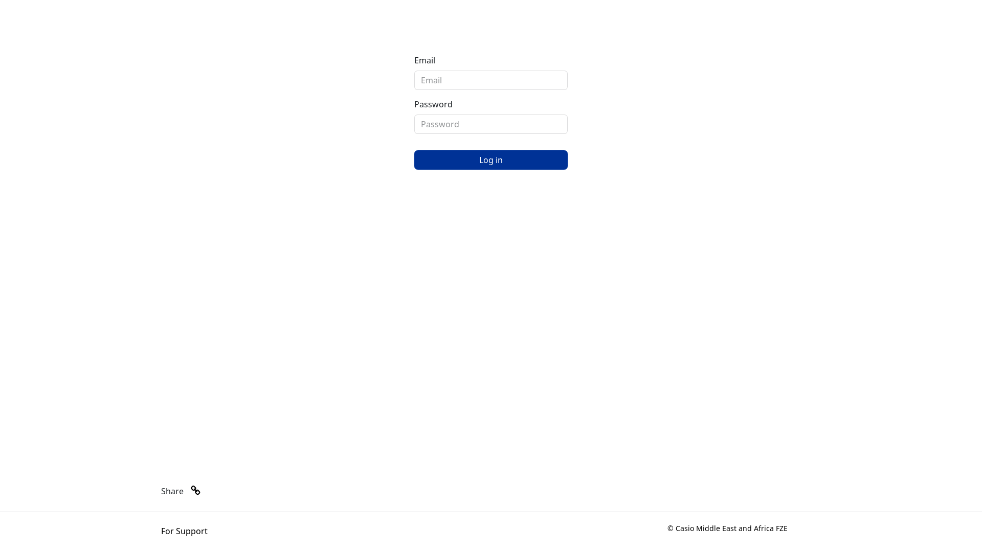 website screenshot of https://casiomea.com/