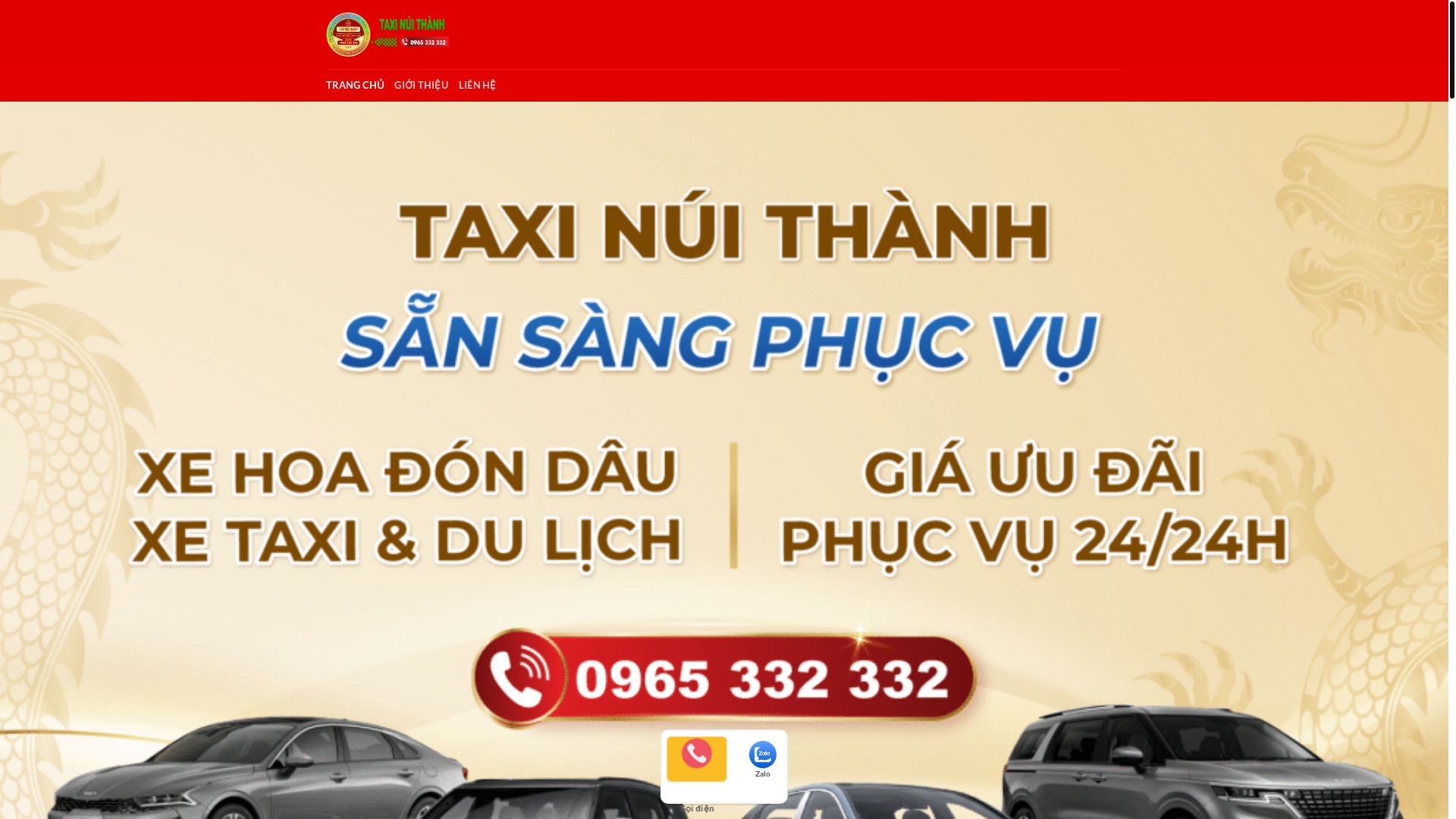 website screenshot of https://taxinuithanh.asia/