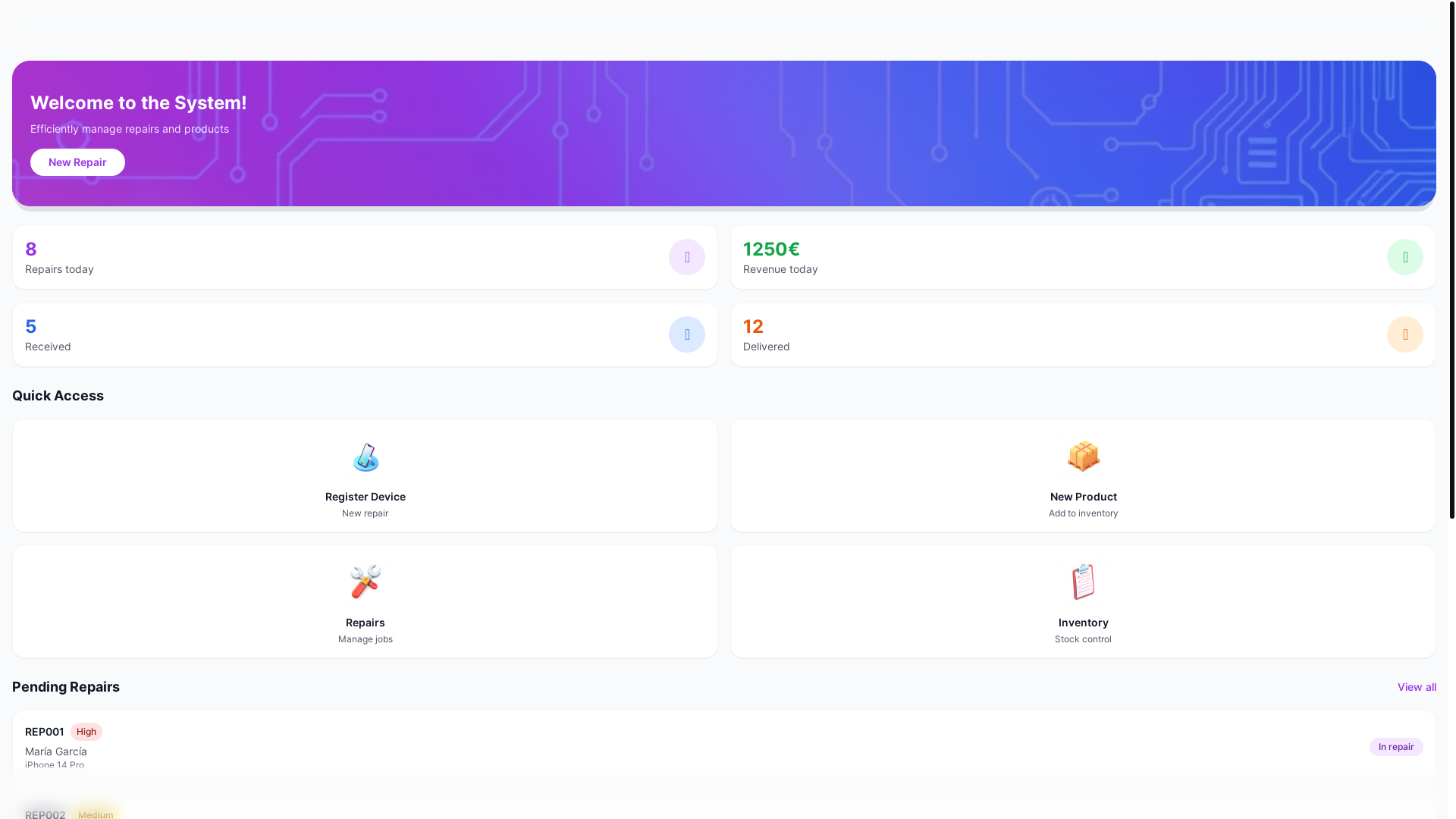 website screenshot of https://cheema-electro.es/