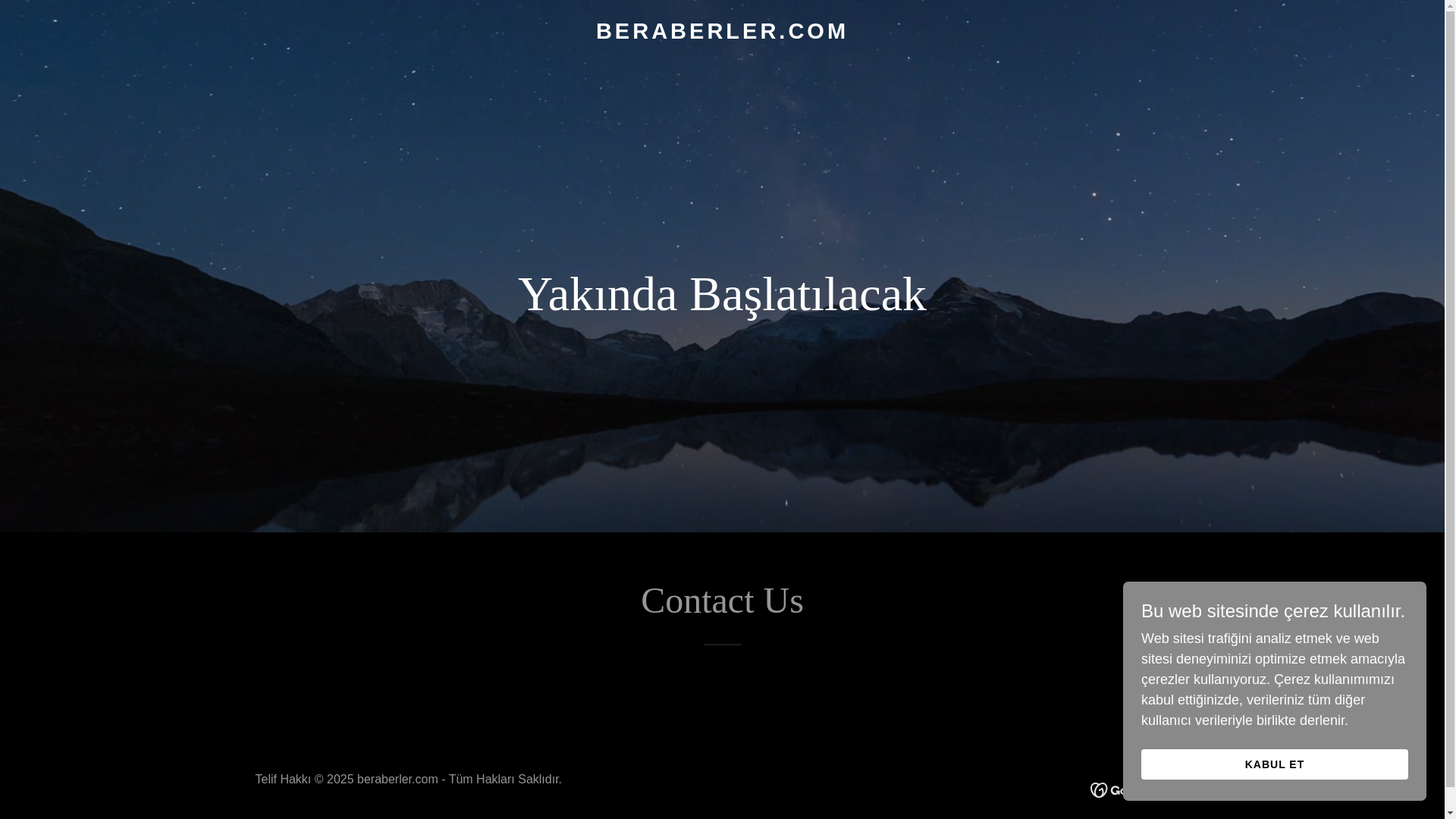 website screenshot of https://beraberler.com/