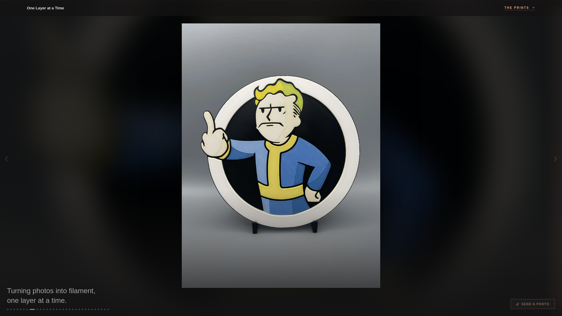 website screenshot of https://iprintstuff.online