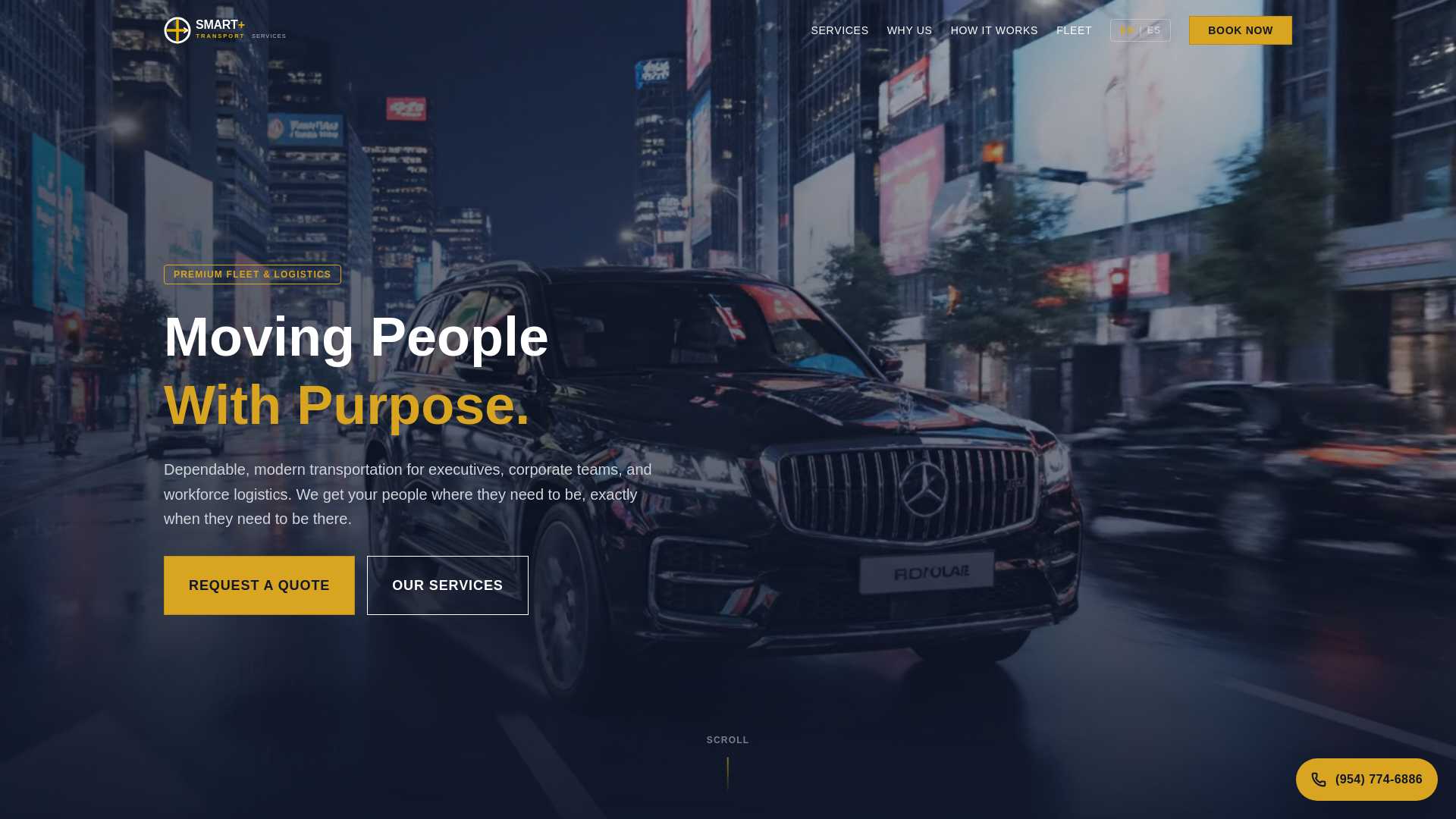 website screenshot of https://smartplusservices.net
