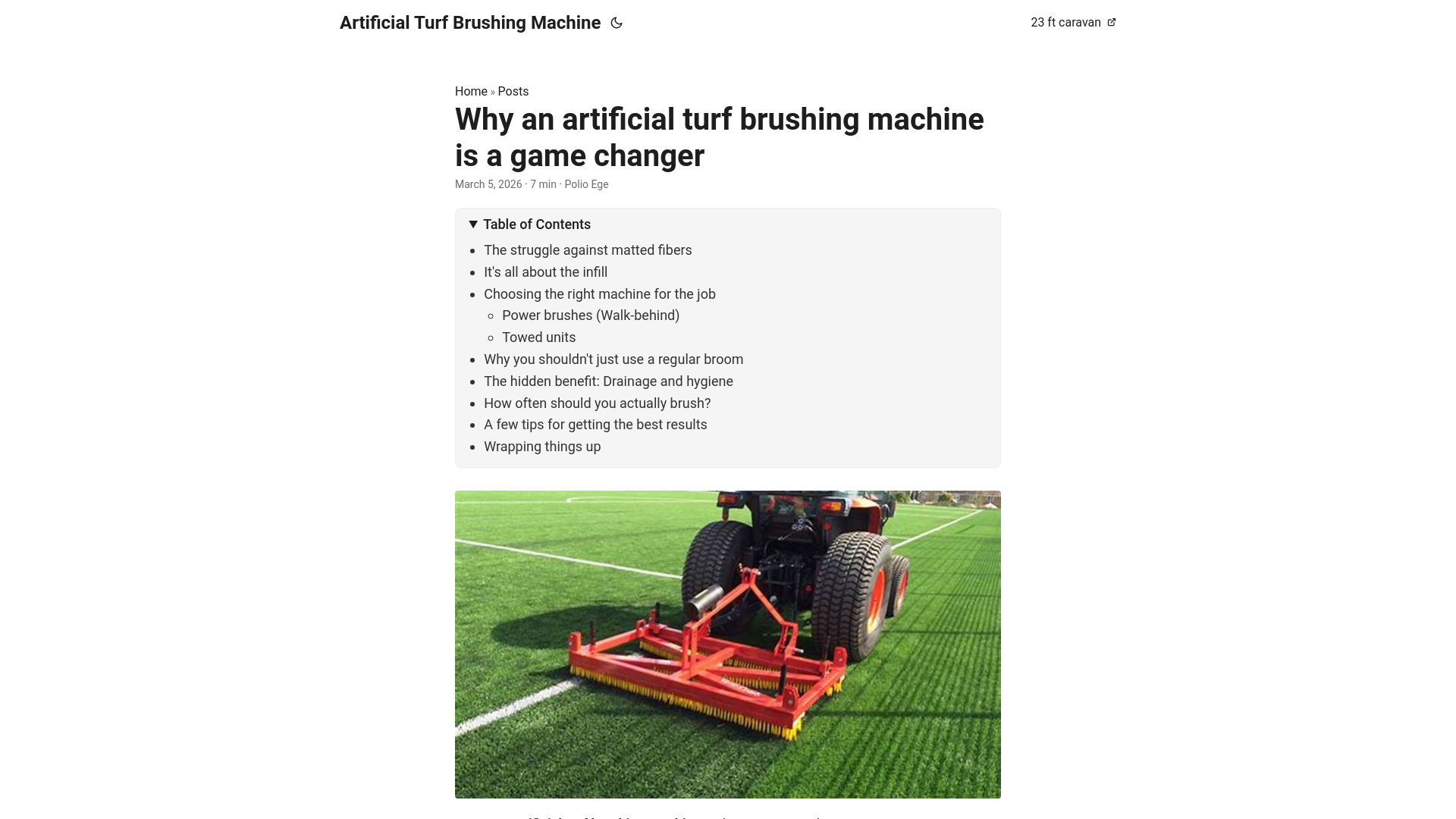 website screenshot of https://artificial-turf-brushing-machine.pages.dev/