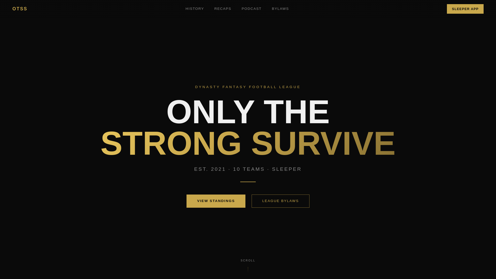 website screenshot of https://otssdynasty.com/