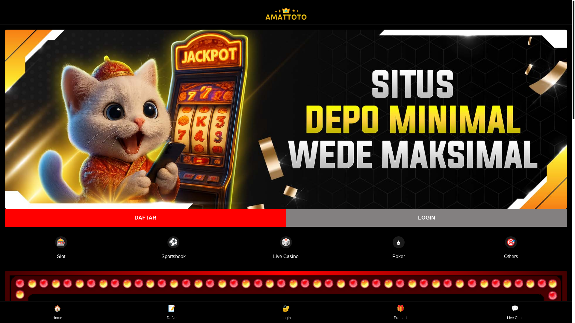 website screenshot of https://amattoto.net/