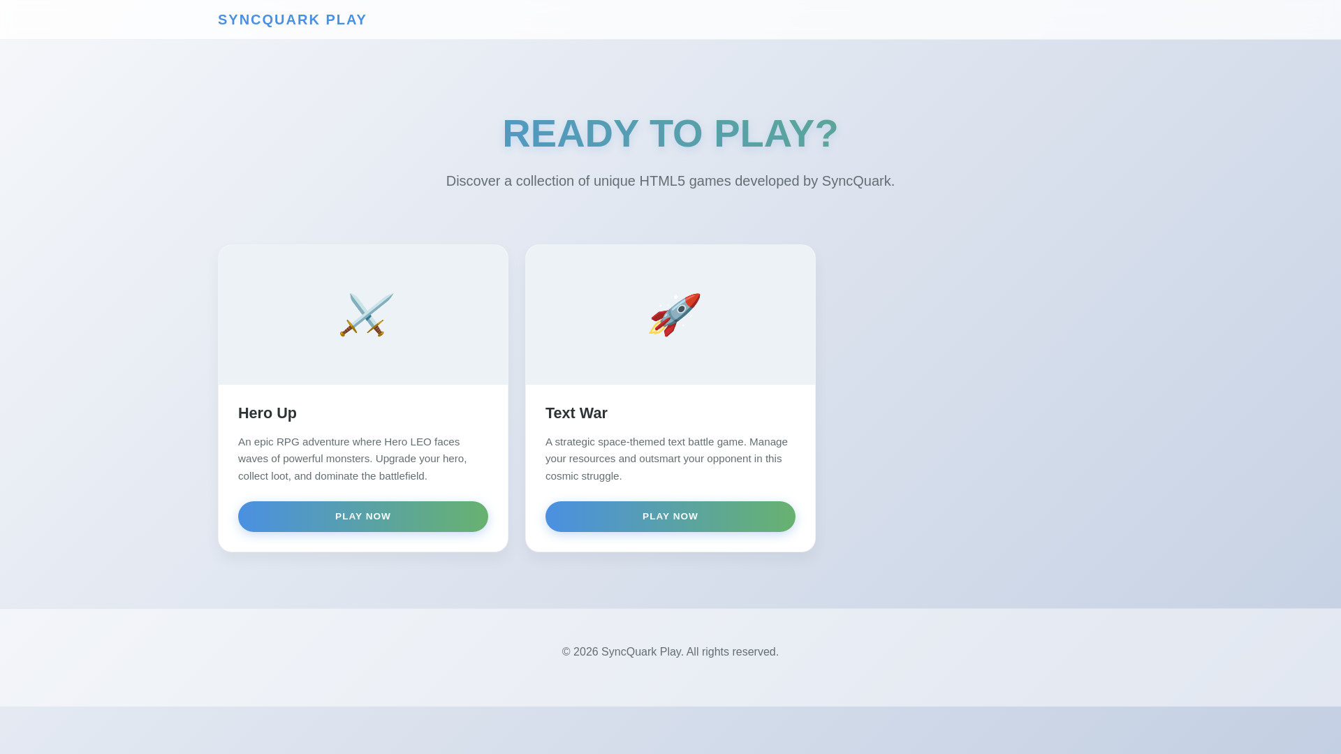 website screenshot of https://www-syncquark-com.pages.dev/