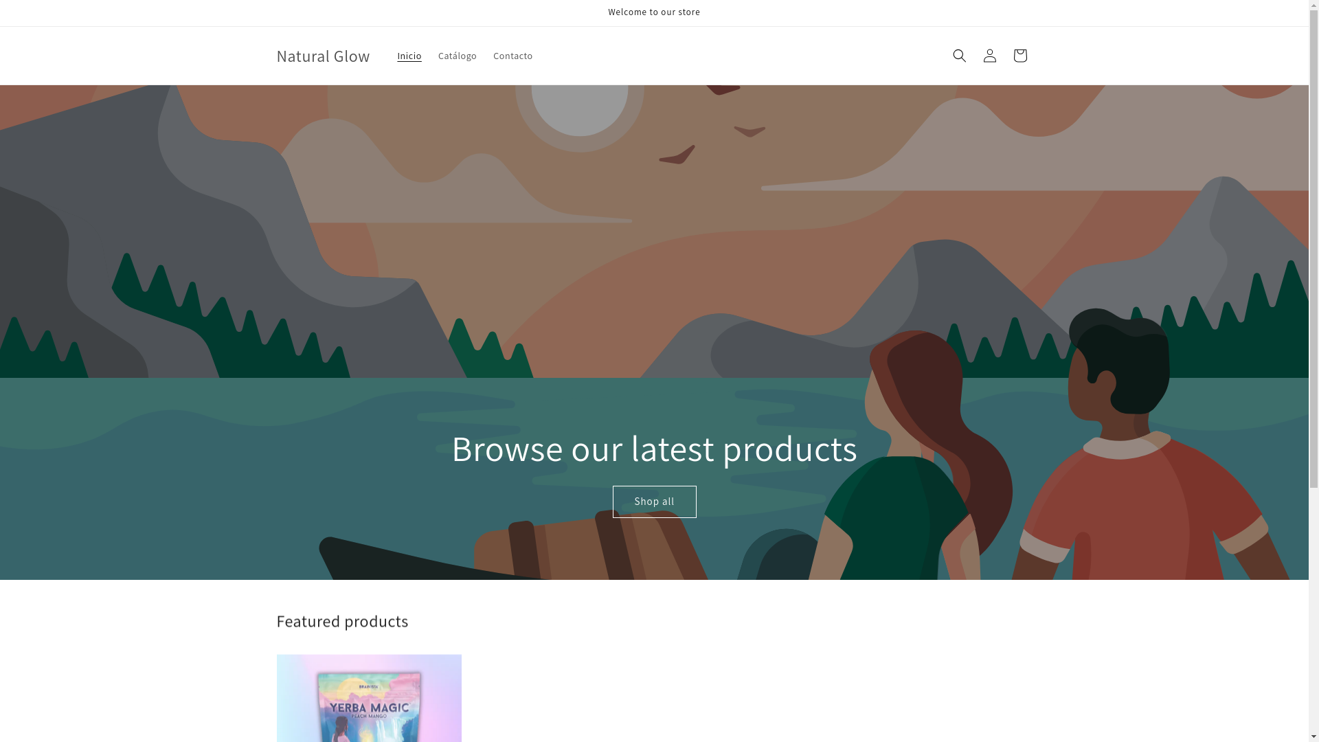 website screenshot of https://natural-glow.shop/