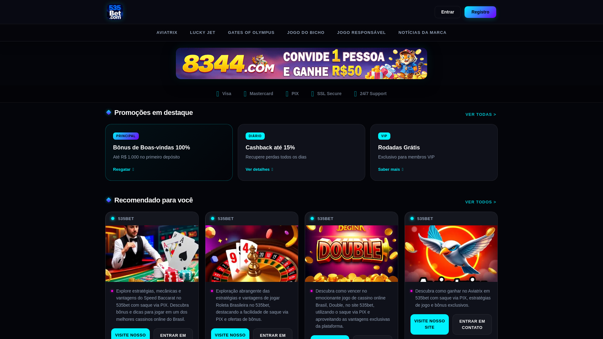 website screenshot of https://535betjoin.com/