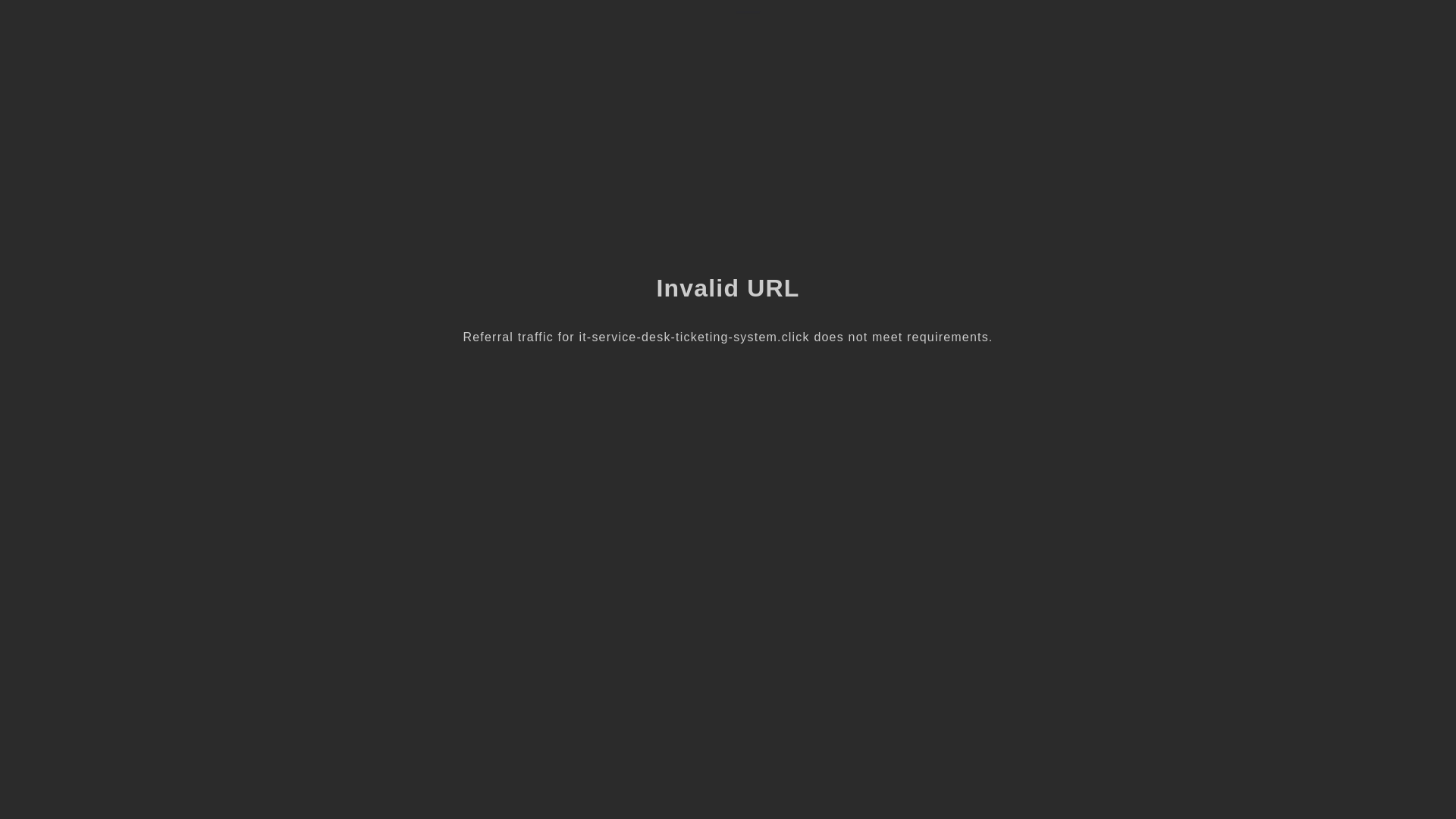 website screenshot of https://it-service-desk-ticketing-system.click/