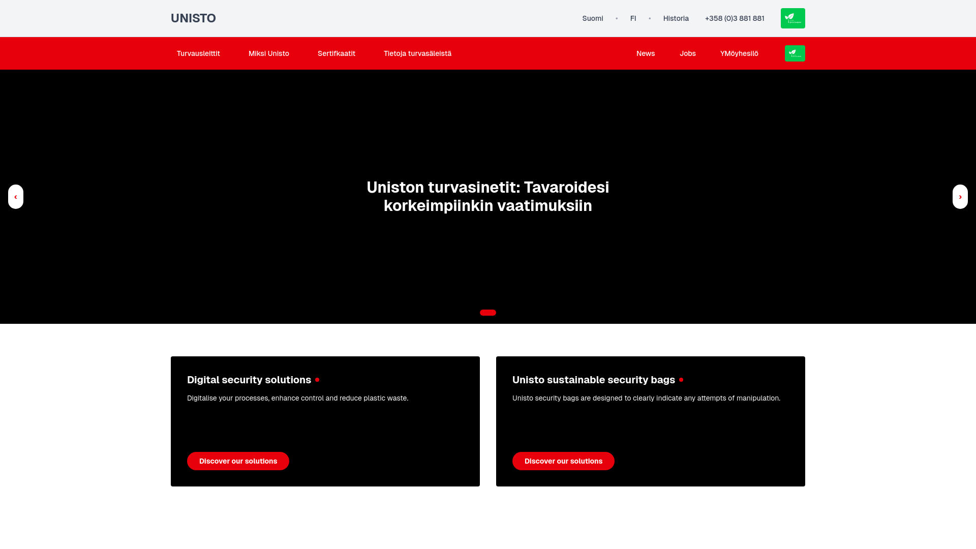 website screenshot of https://unistooy.com/