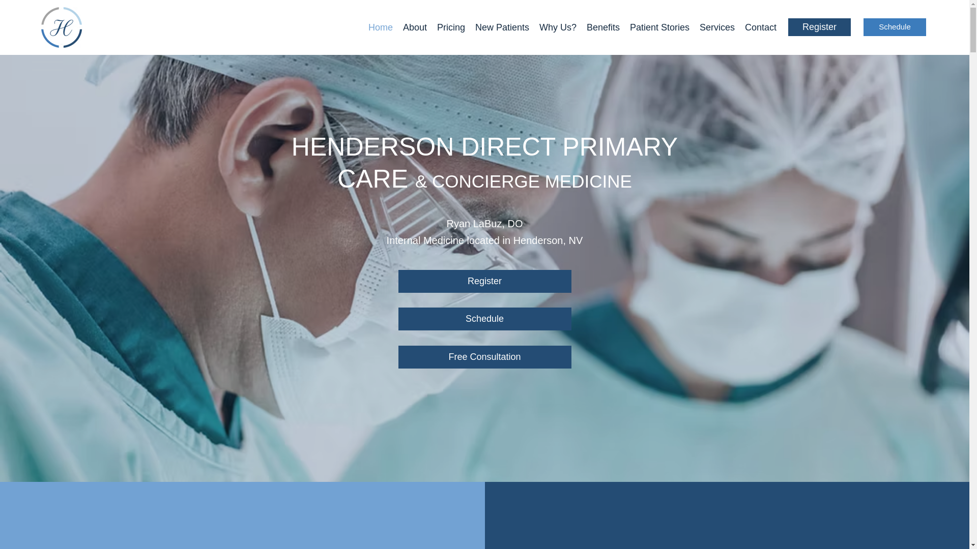 website screenshot of https://gohendersondirectcare.com/