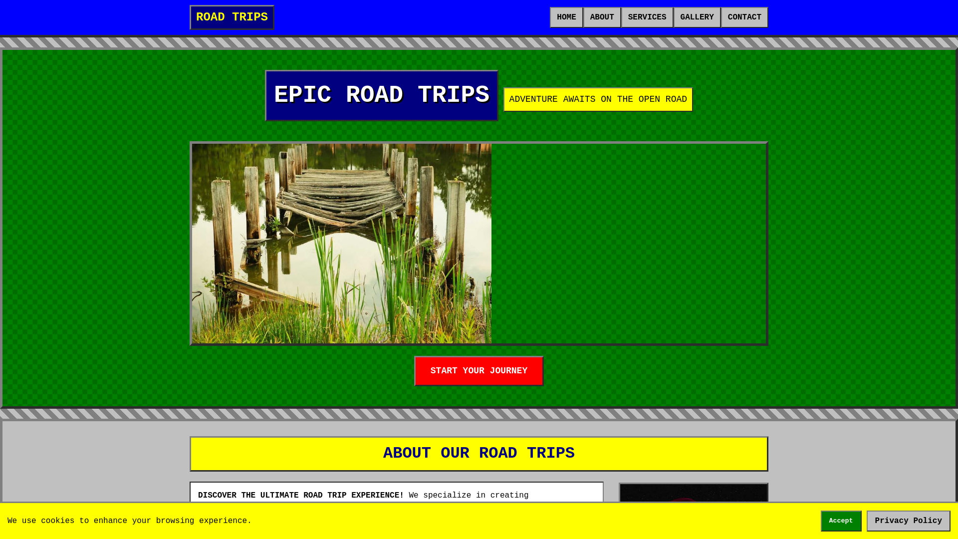 website screenshot of https://adventuretrailguidance.shop