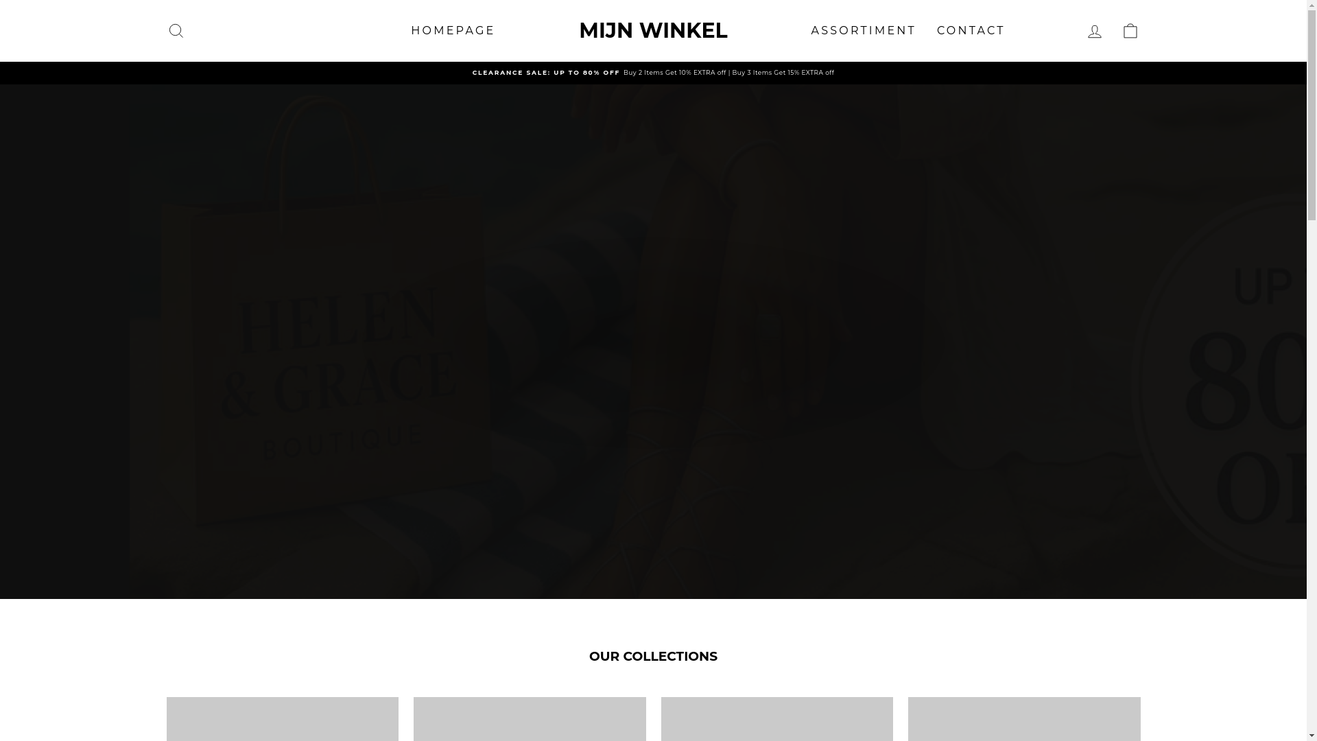 website screenshot of https://helengrace-boutique.com/