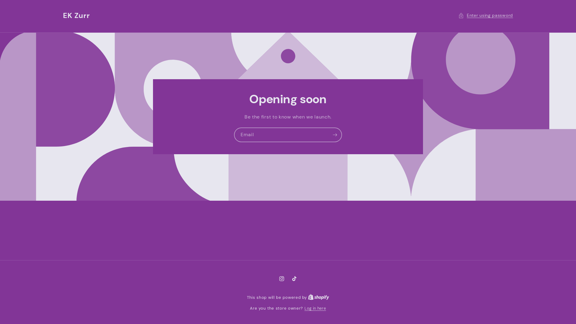 website screenshot of https://ekzurr.com/