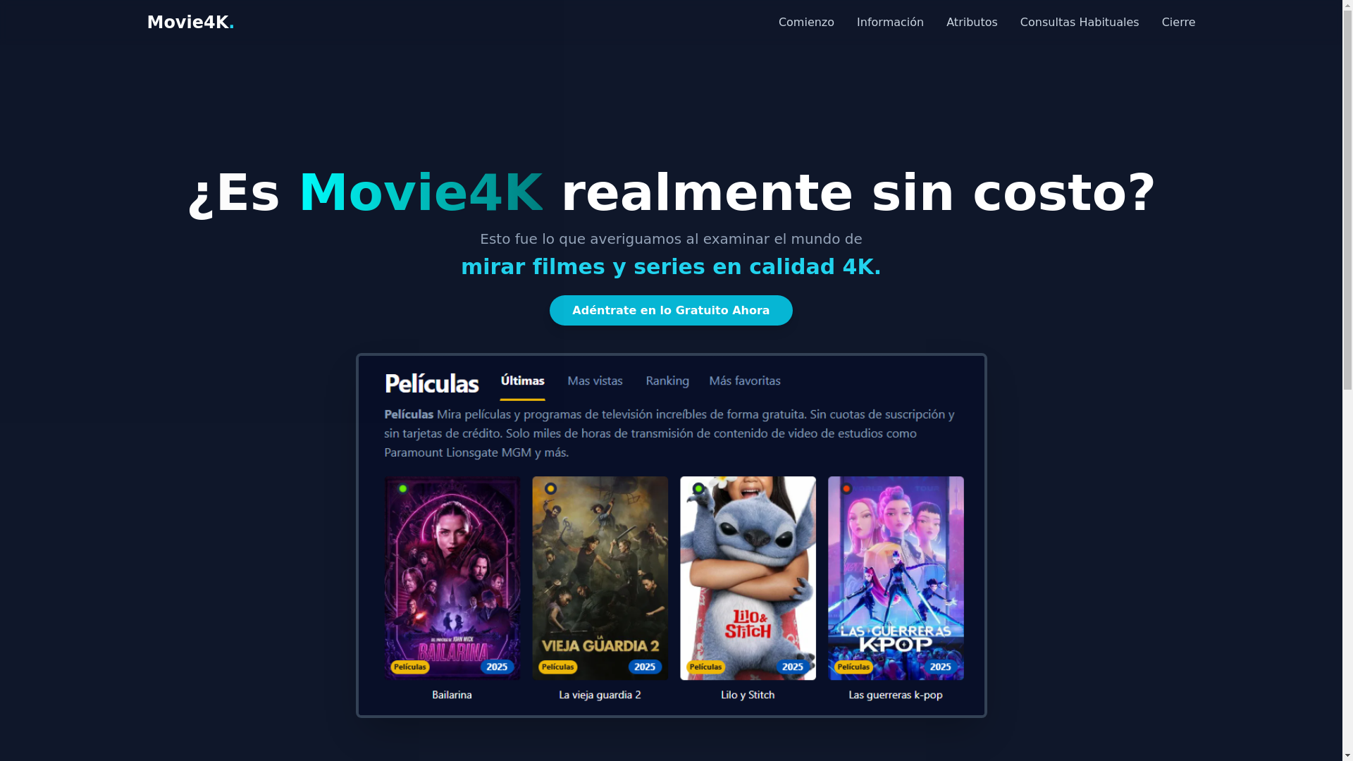 website screenshot of https://movie4k-ltpd.pages.dev/
