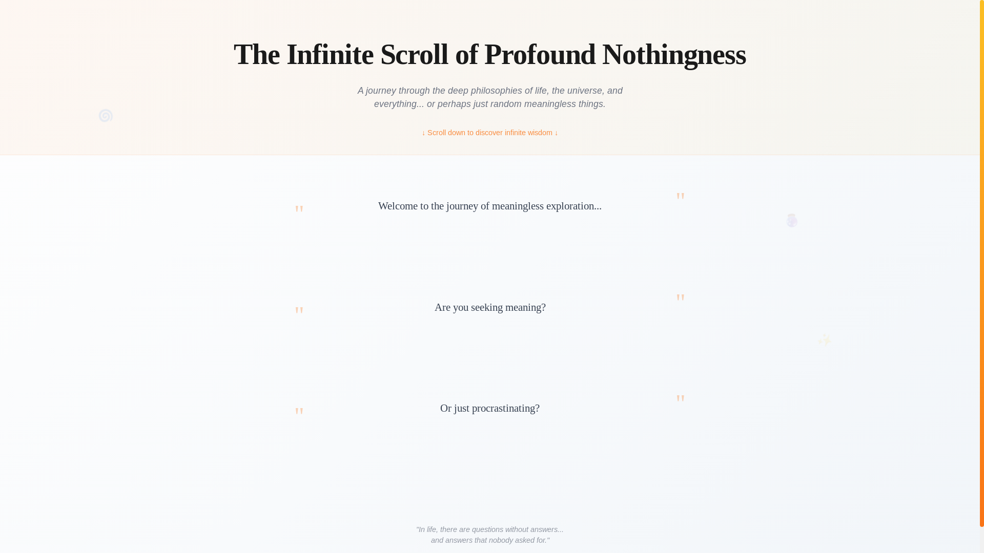 website screenshot of https://infinite-funny-scroll.pages.dev/